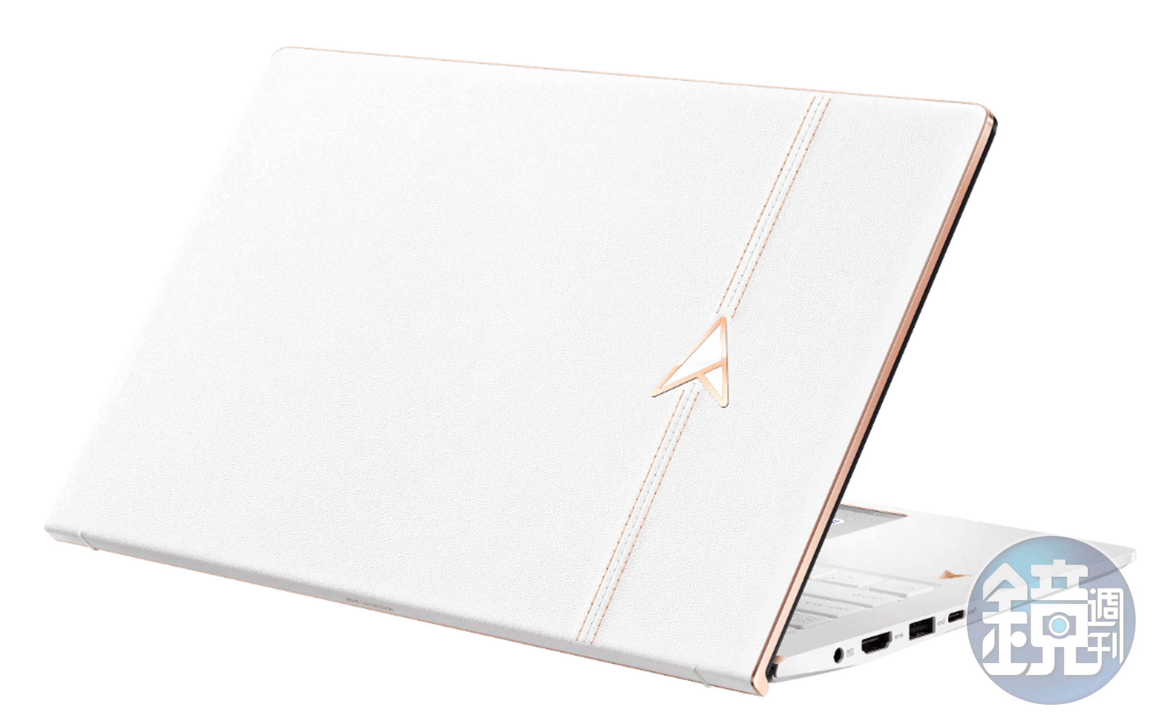 華碩為30週年新LOGO，蘊藏多種設計概念，令人耳目一新。圖為ZenBook Edition 30筆電。（華碩提供）