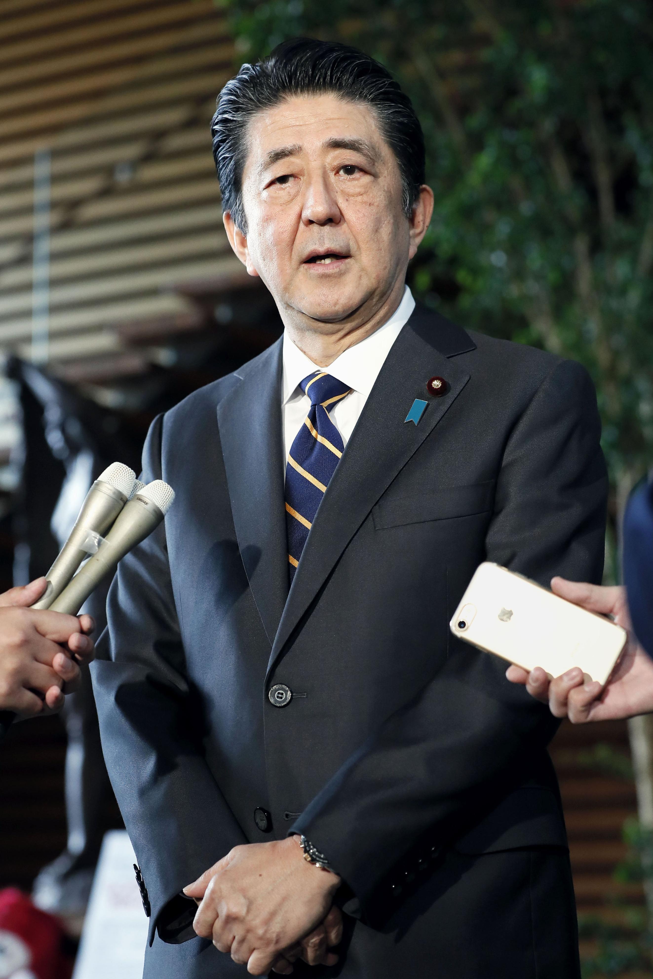 神奈川發生隨機砍人事件,日本首相安倍晉三表示憤怒。(東方IC)