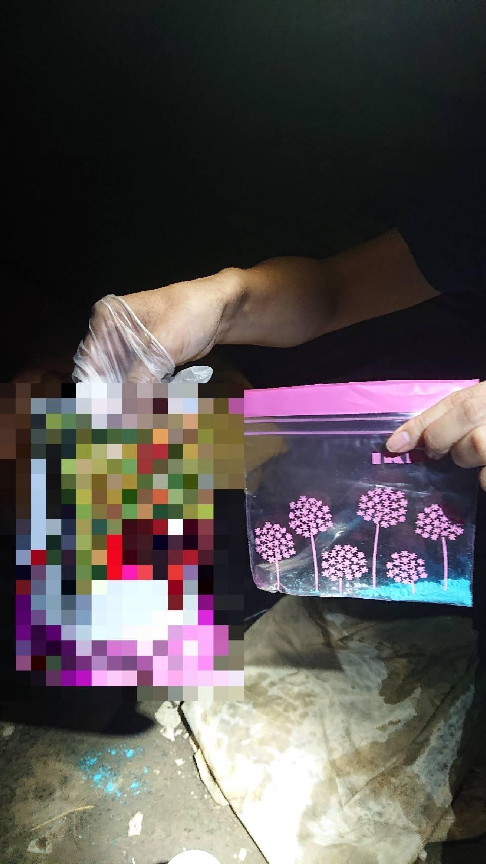 警方在王男農田處找到農藥「納乃得」。（警方提供）