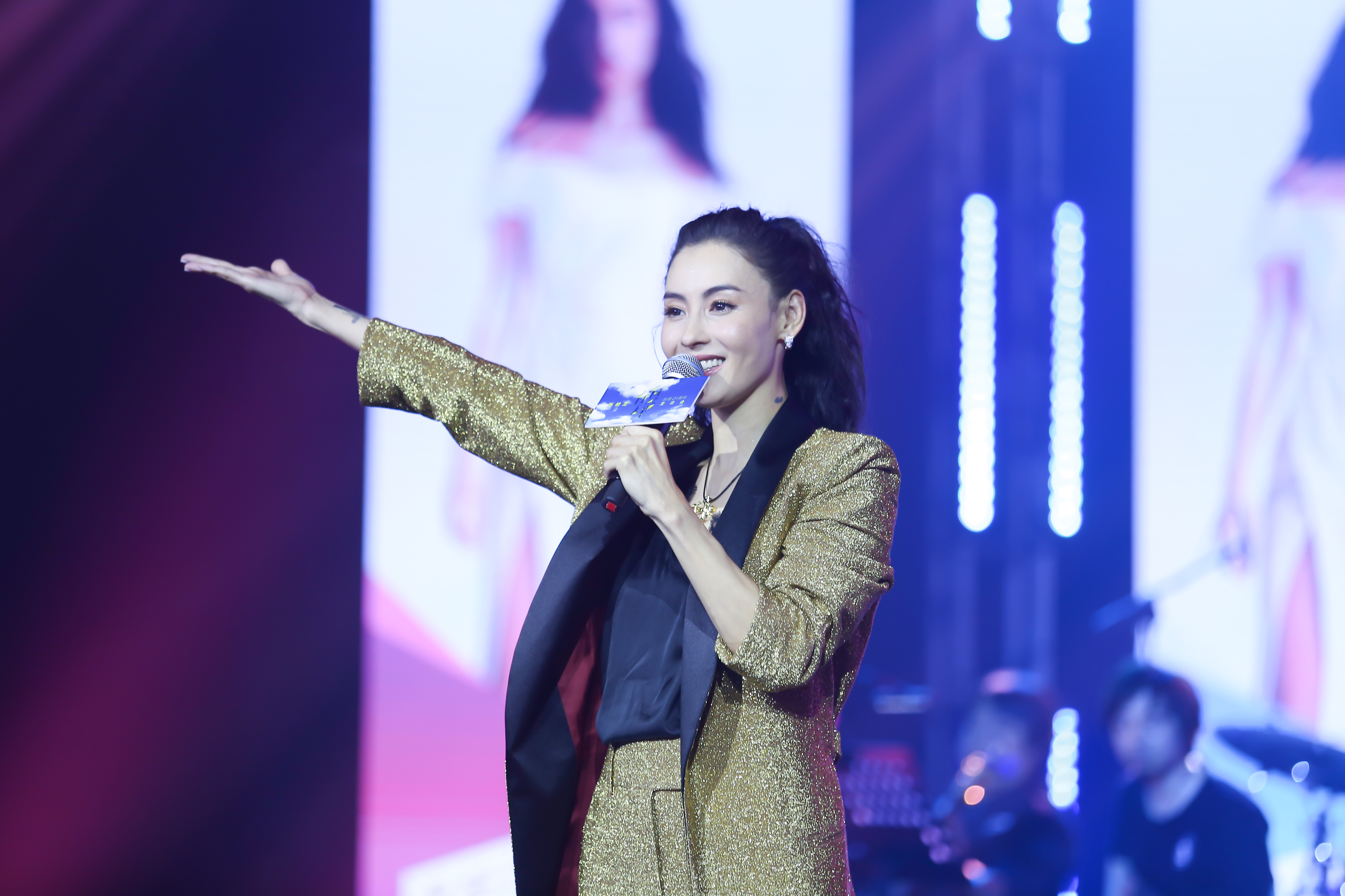 張栢芝日前在生日會上表示想當導演，而且永不退休。（東方IC）