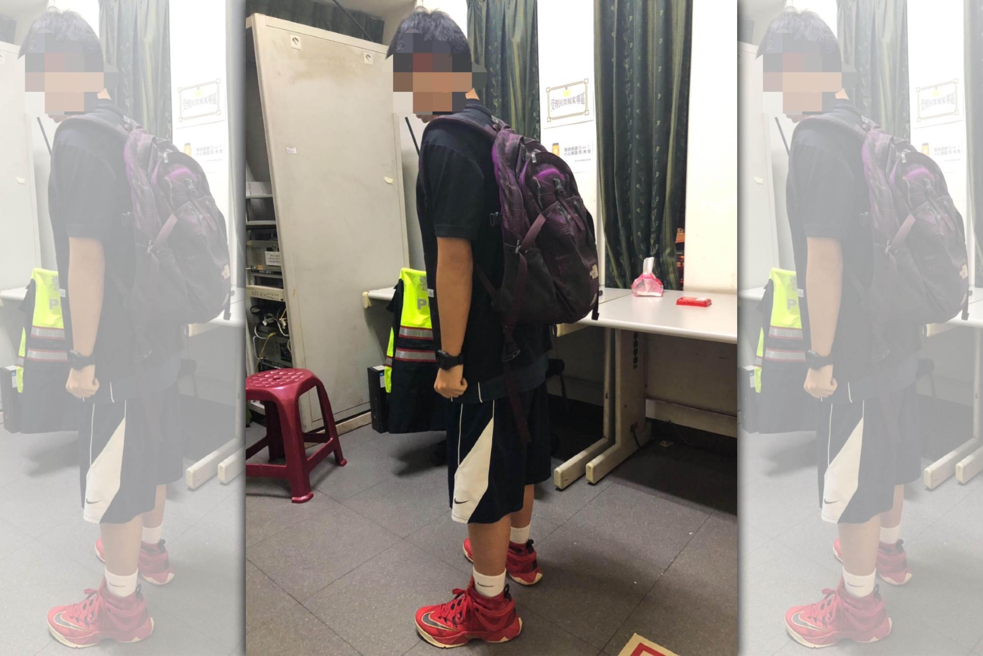 永和蘇姓子見被害人身材好又穿著短裙，一時「凍袜條」伸鹹豬手偷摸蜜臀遭逮。（翻攝畫面）