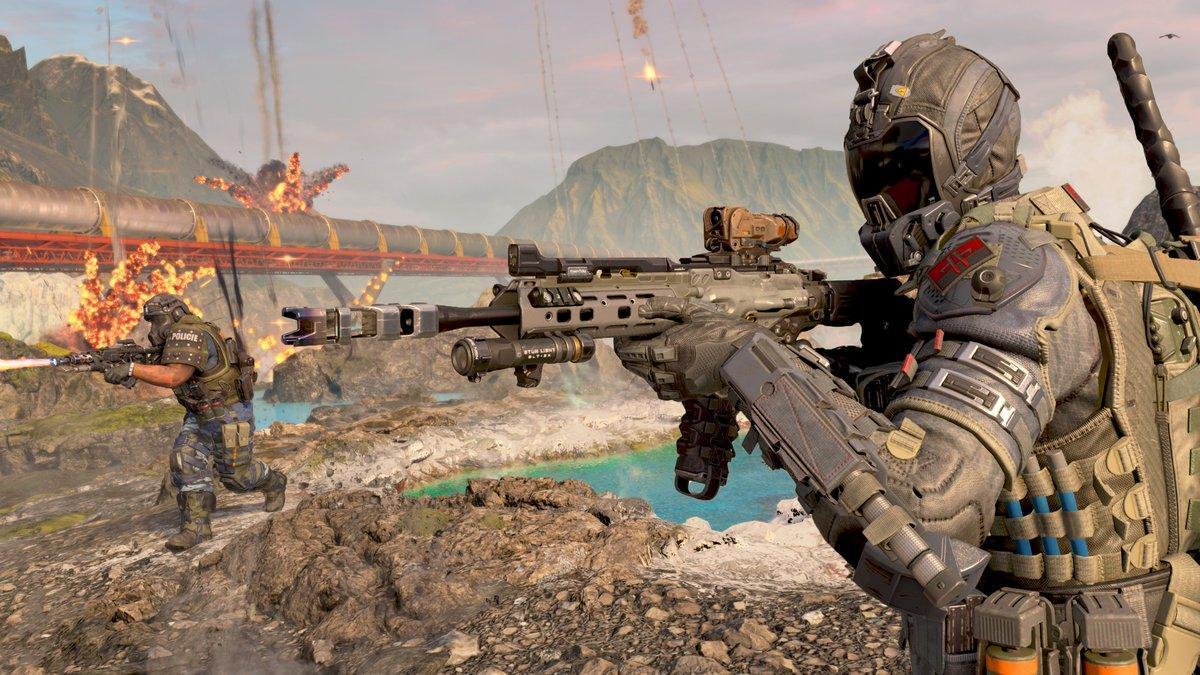 圖為《決勝時刻:黑色行動4》遊戲畫面。(Twitter@CallofDuty)