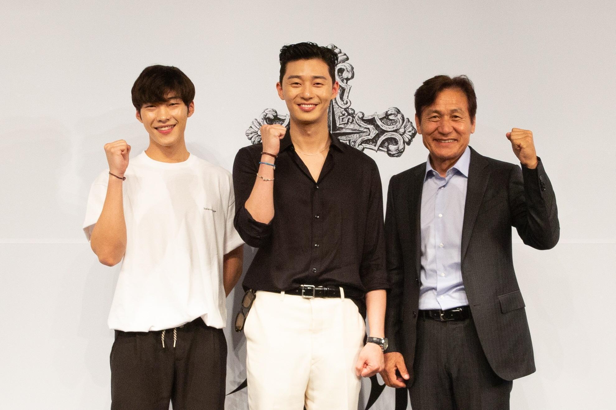 安聖基(左起)、朴敘俊、禹棹煥3位實力派演員將在《驅魔使者》展現不同魅力。(車庫娛樂提供)