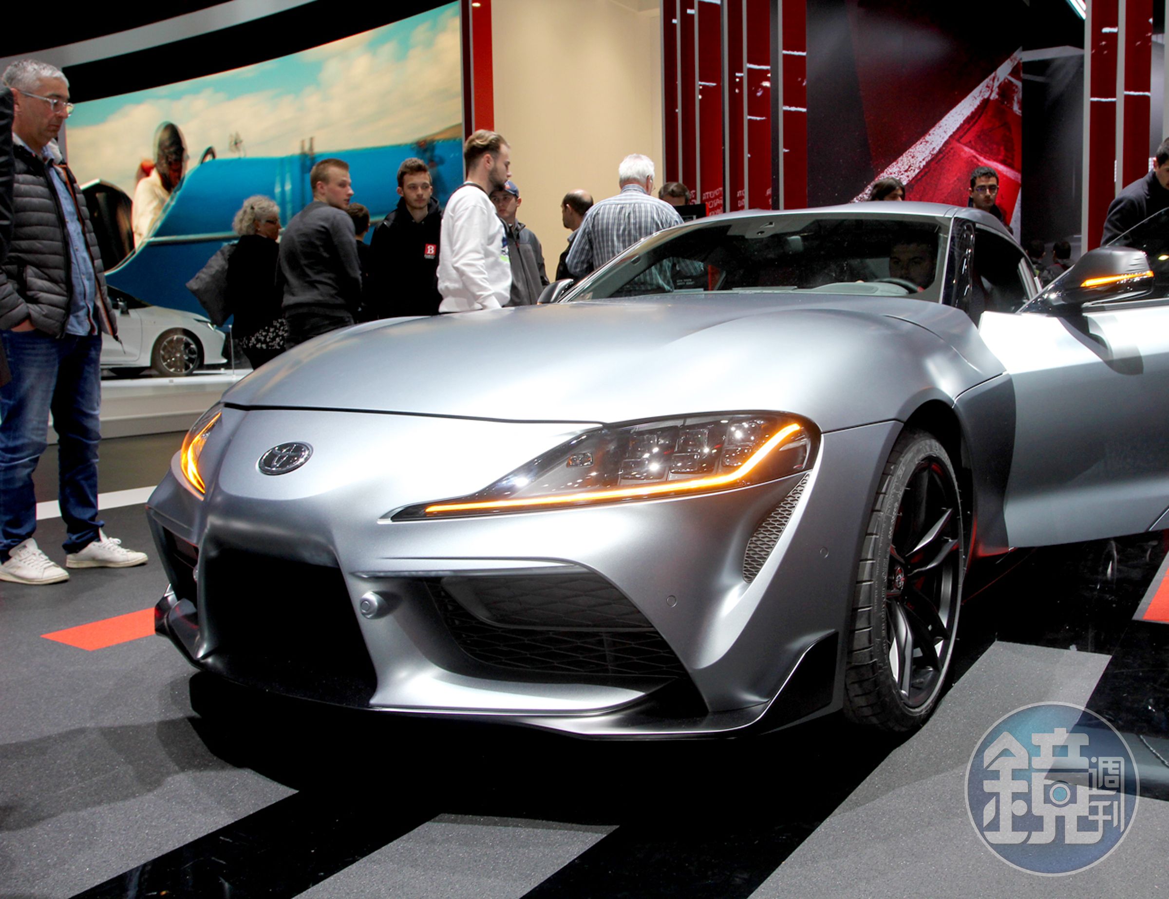 於今年日內瓦車展上展出的TOYOTA GR SUPRA。