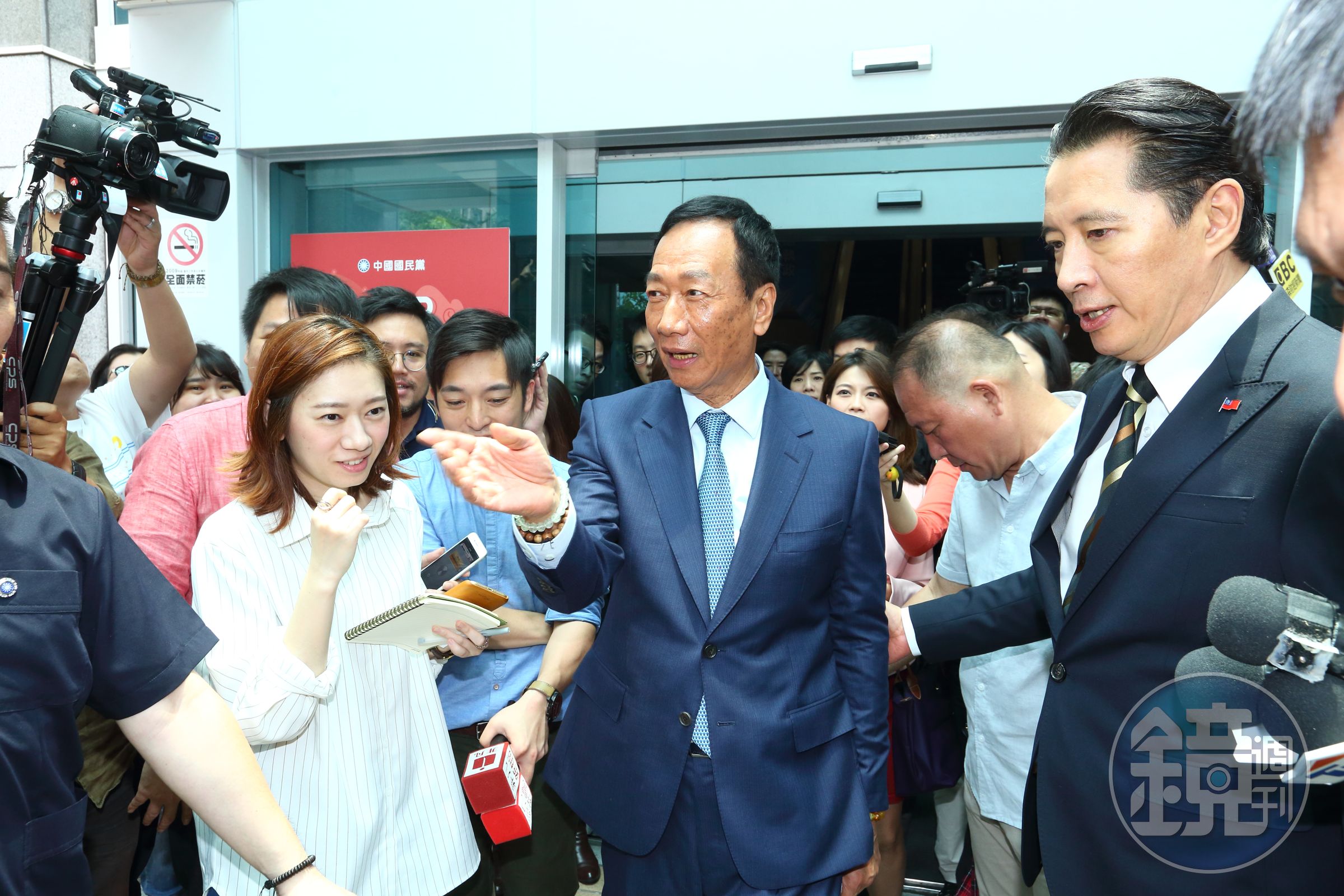 郭台銘表示過去在馬政府執政時，他就提過必須抽富人稅，但卻沒有被採納。（本刊資料照）