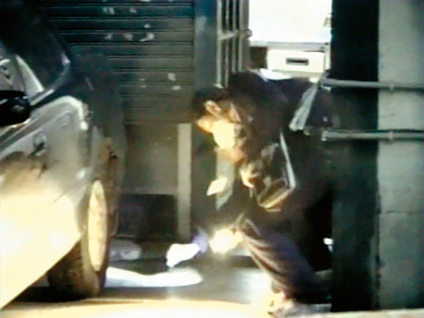 警方於案發後在現場採證。（東森新聞提供）