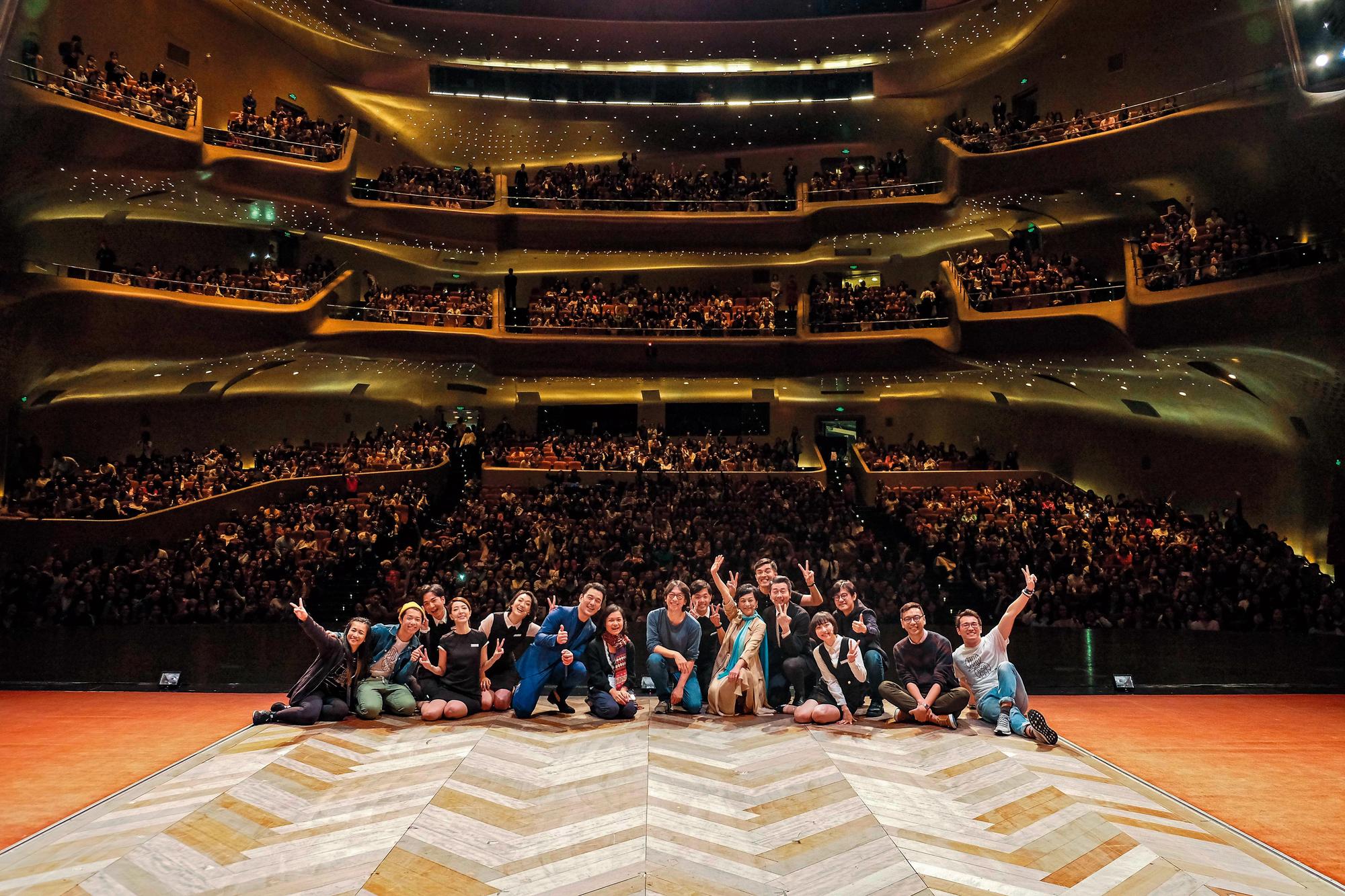 2018年《聊齋》在中國大陸巡演終站廣州吸引爆滿觀眾，該劇今年6月下旬將在台演出。（非常林奕華提供）