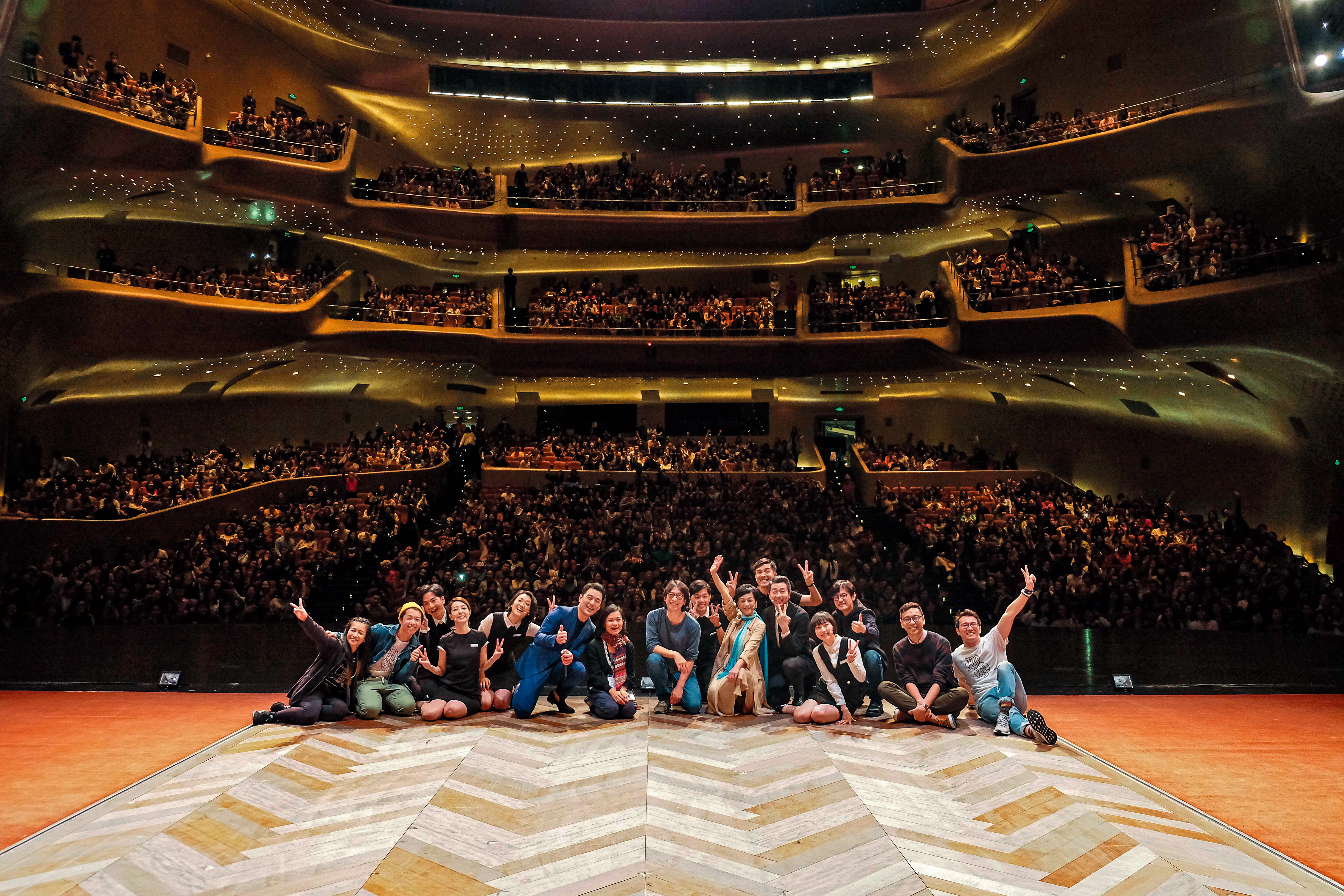 2018年《聊齋》在中國大陸巡演終站廣州吸引爆滿觀眾，該劇今年6月下旬將在台演出。（非常林奕華提供）
