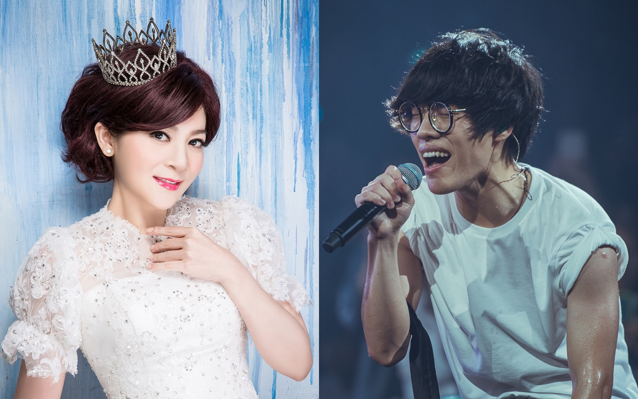 王彩樺和盧廣仲受邀頒發金曲獎「最佳台語男歌手」、「最佳台語女歌手」及「最佳台語專輯」等三項大獎。（台視提供）