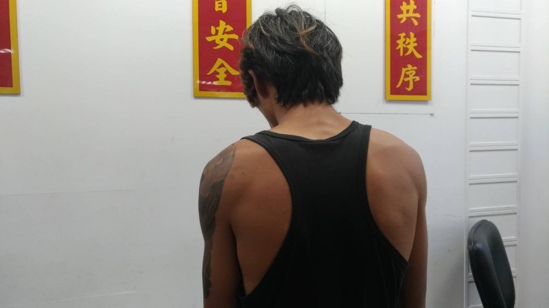 黃嫌落網後，向警方供稱因欠債才會盜割稻穀。（翻攝畫面）