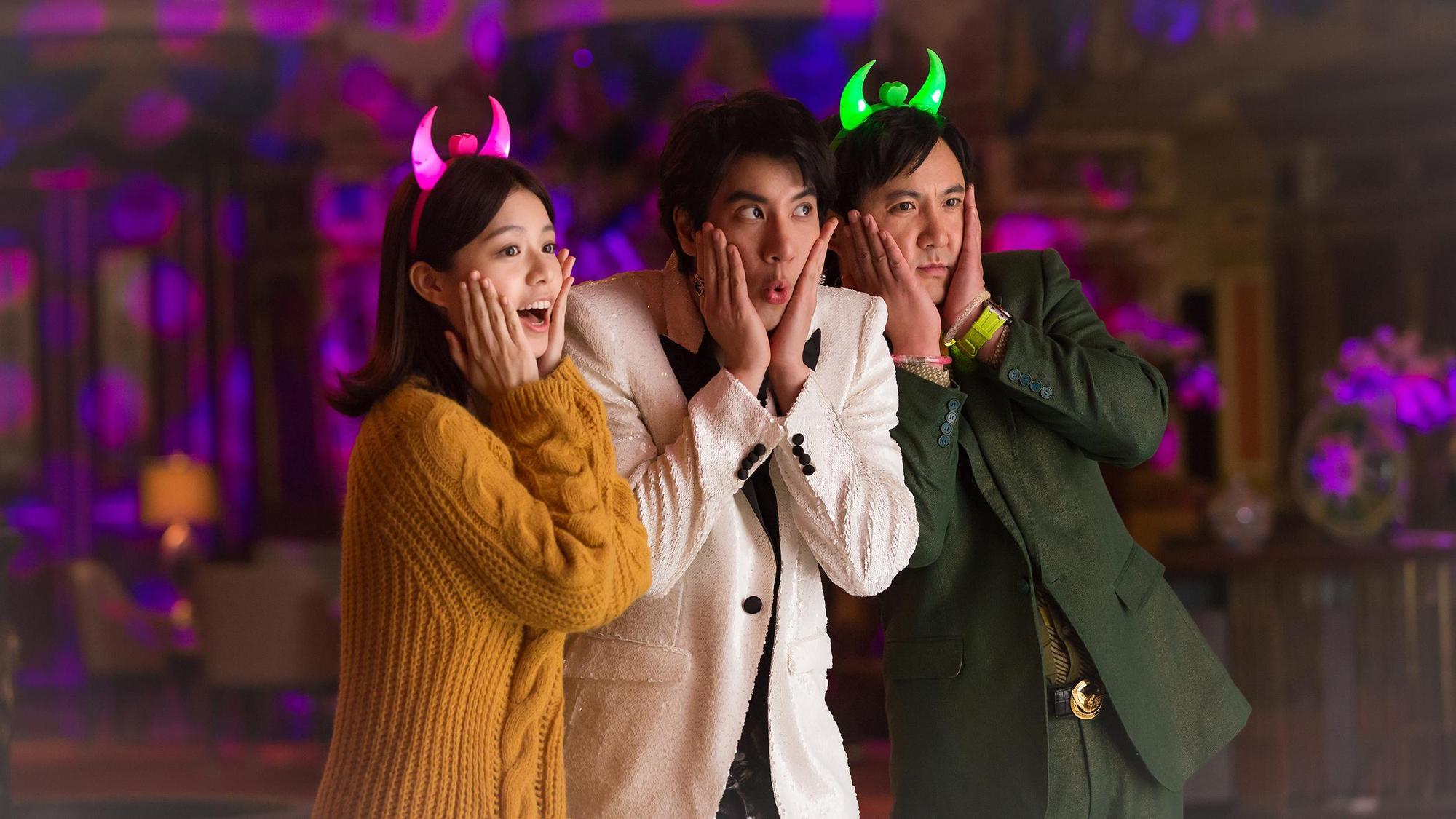 宋芸樺與沈騰主演的《西紅柿首富》創下112.5億台幣票房佳績，王力宏也在片中客串演出自己。（兩岸電影展提供）