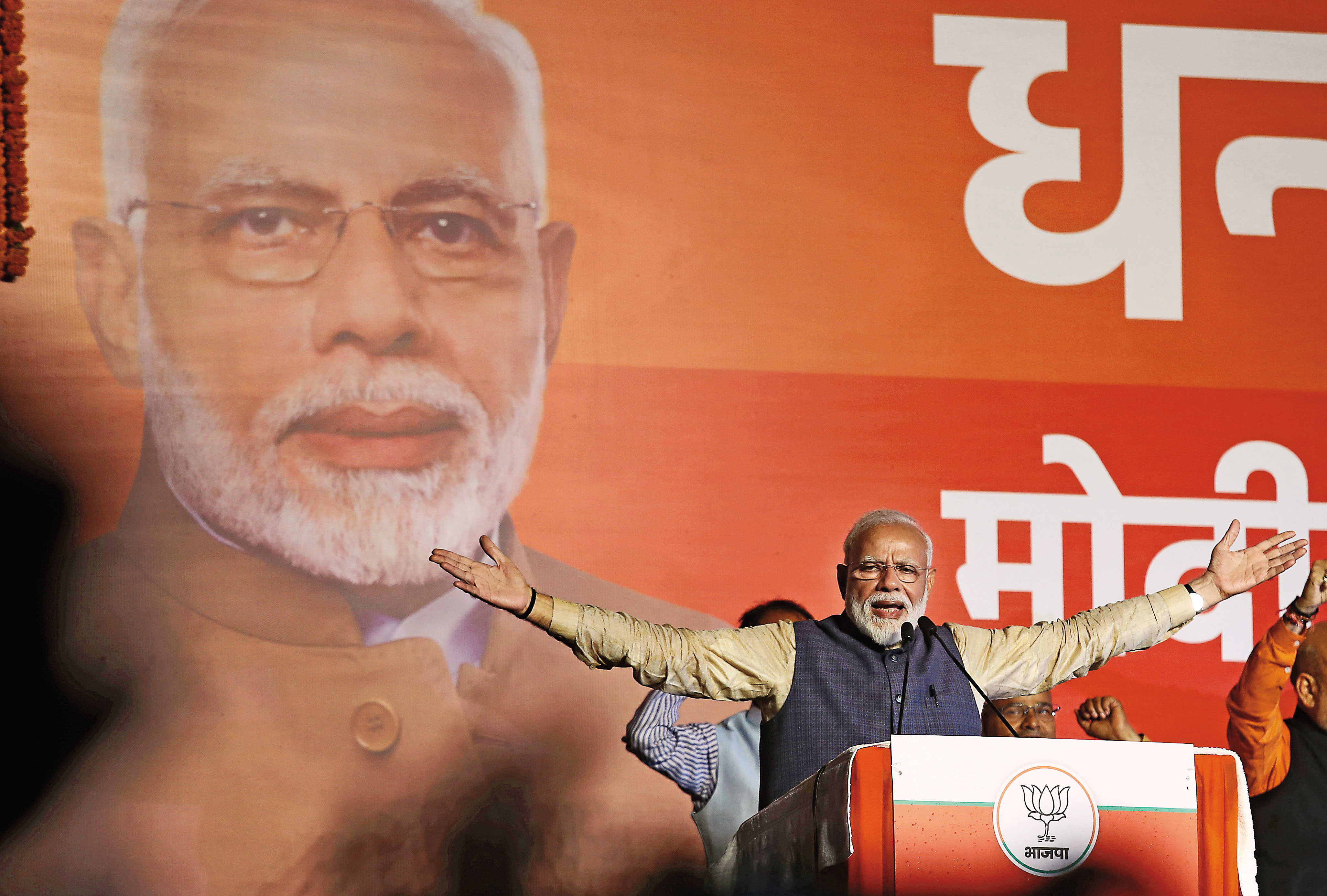 印度剛完成五年一度的國會大選，總理莫迪與他領導的執政黨大獲全勝，拿到65％的國會席次。（東方IC）