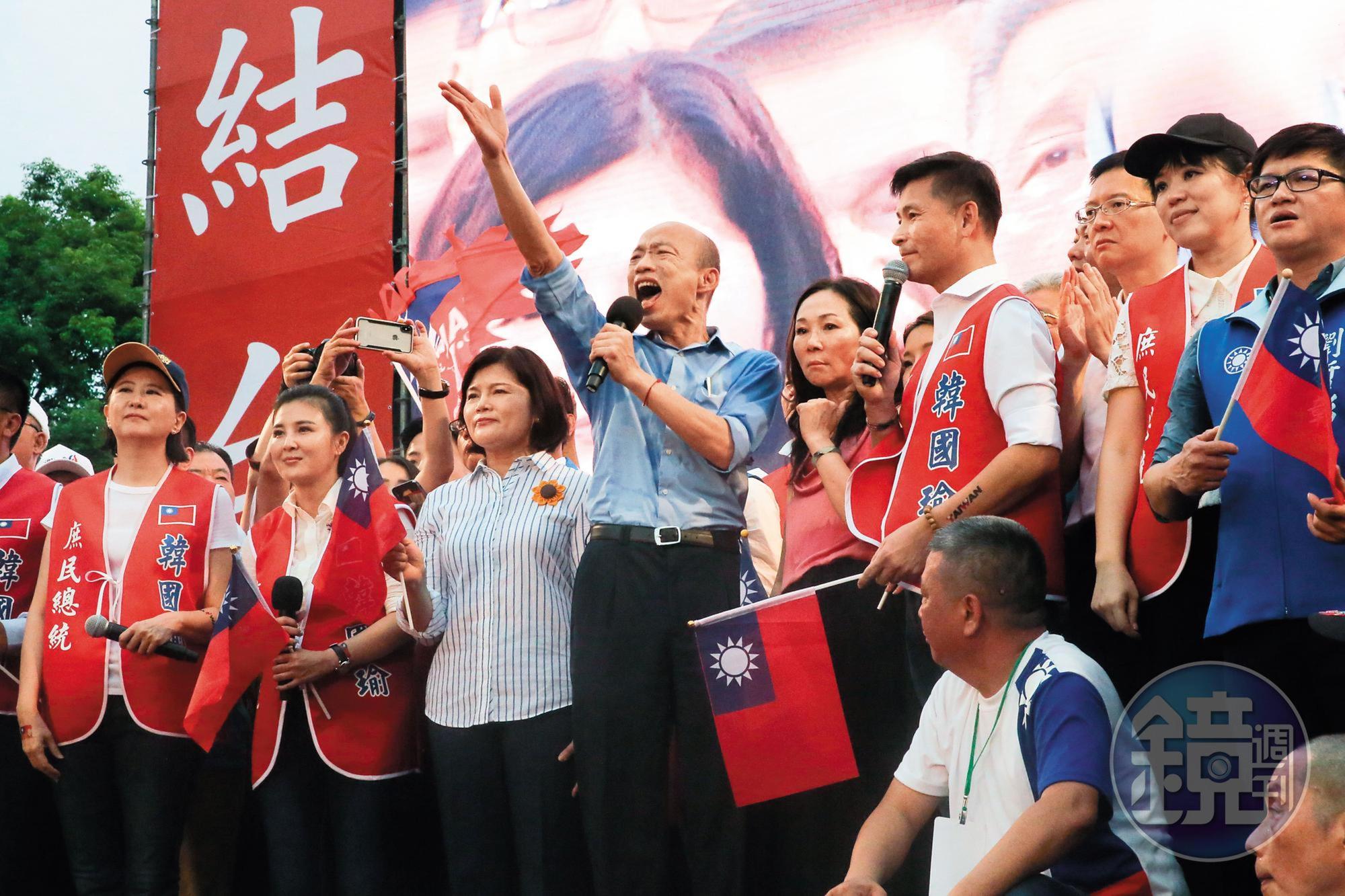 上週六，韓國瑜支持者在台北凱道，舉辦「庶民總統、團結台灣」造勢活動，展現驚人能量。