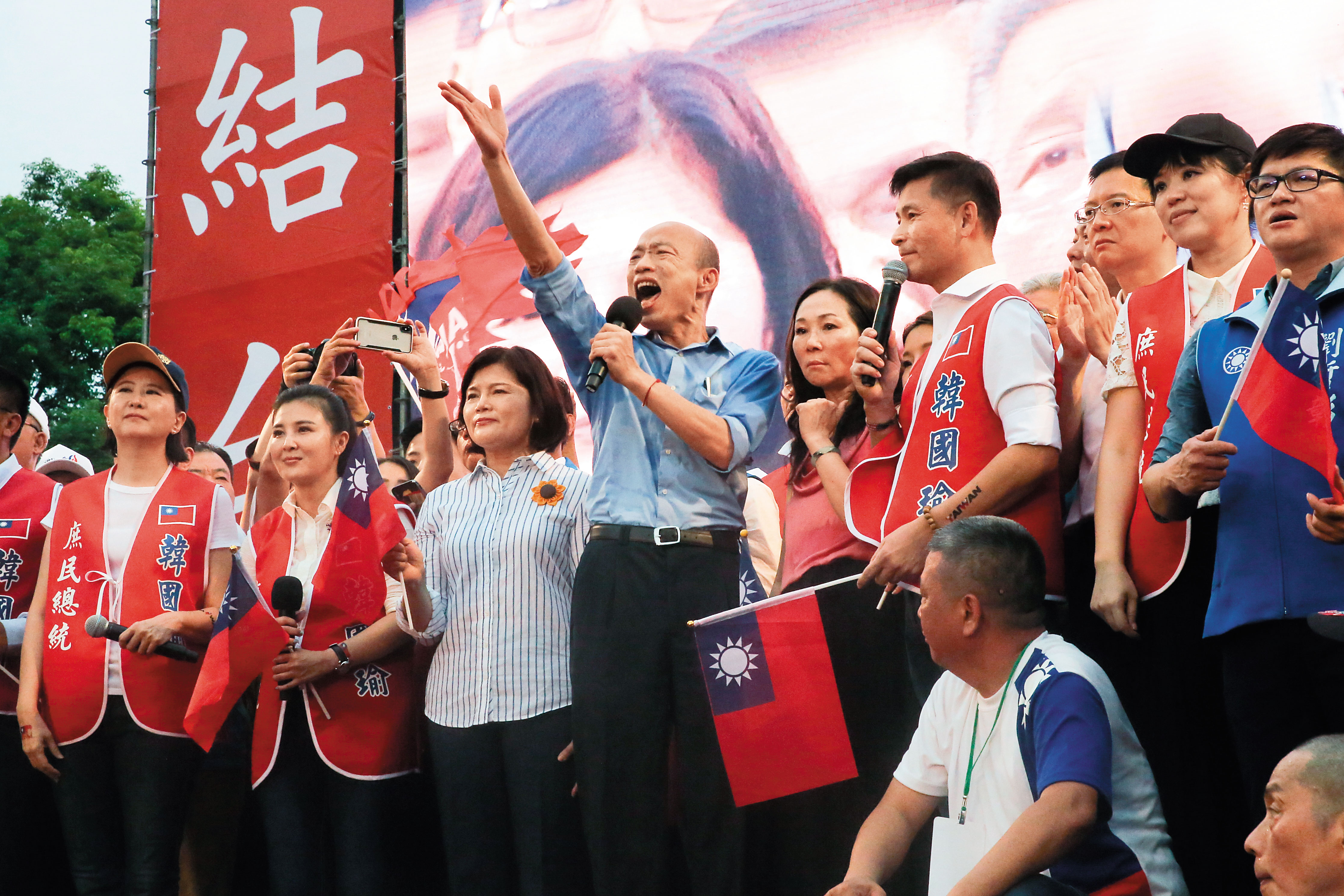 上週六，韓國瑜支持者在台北凱道，舉辦「庶民總統、團結台灣」造勢活動，展現驚人能量。