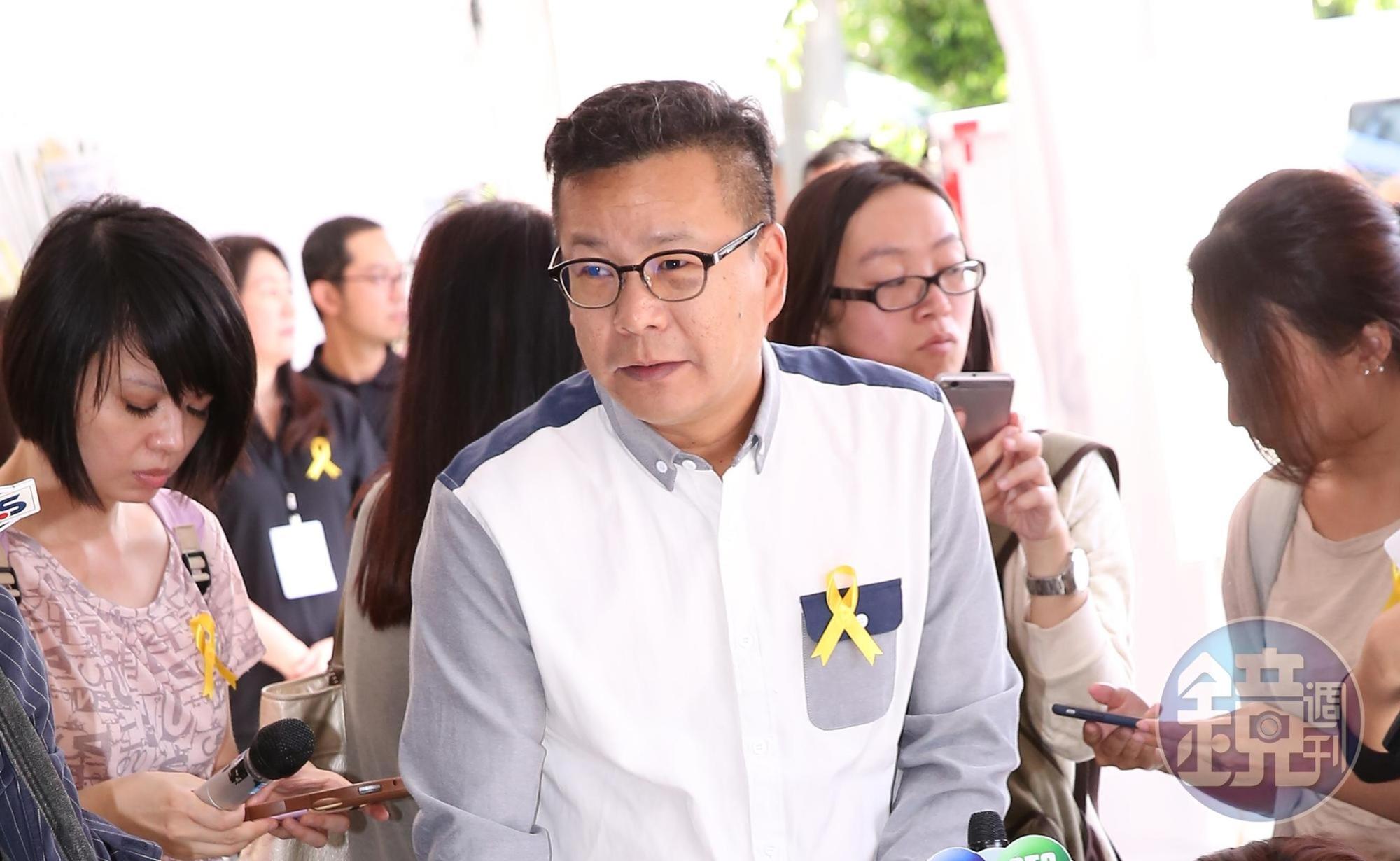 沈玉琳表示賀一航完全沒提及病況，生前最記掛想要幫家裡換車換房。