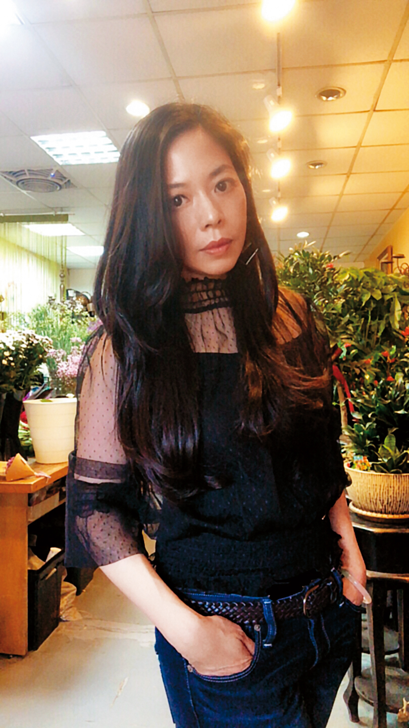 因光碟案,盧靚遭判刑2年,直到2010年才帶女兒出獄返家。(盧靚提供)