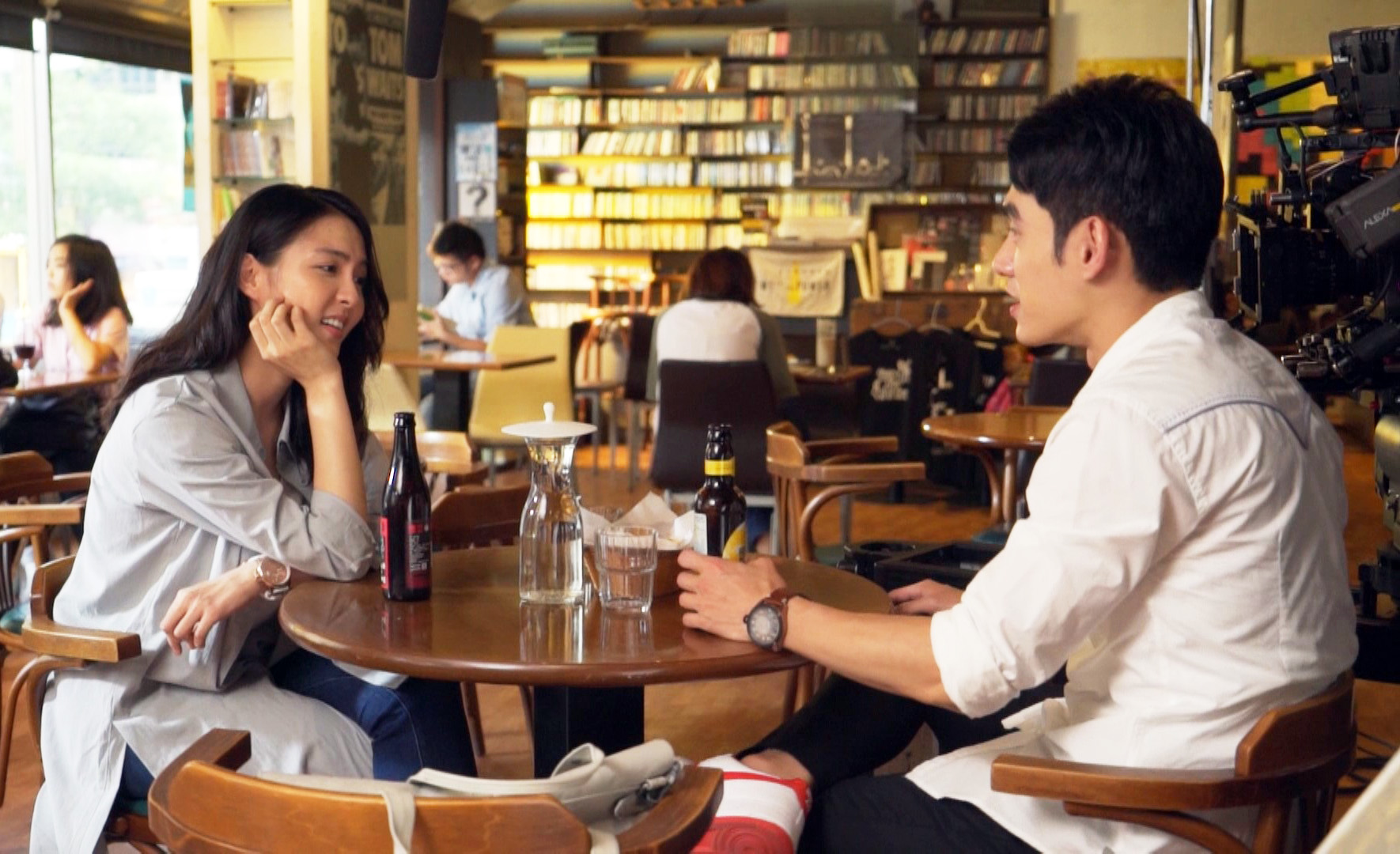魏蔓在《如果愛，重來》第一次和張書豪合作超緊張。（歐銻銻娛樂）