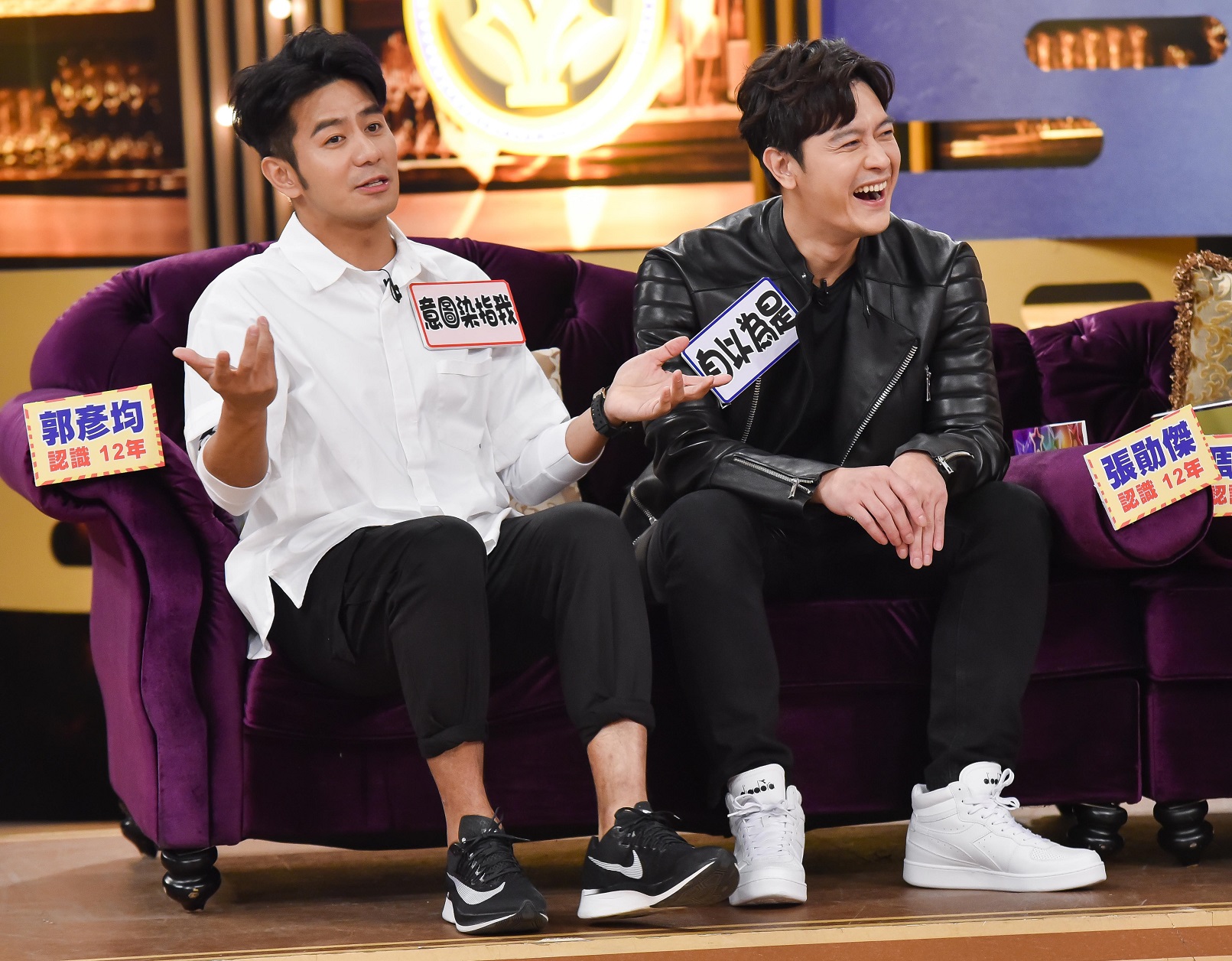 郭彥均和張勛傑上衛視《一袋女王》暢談兄弟情。（衛視提供）