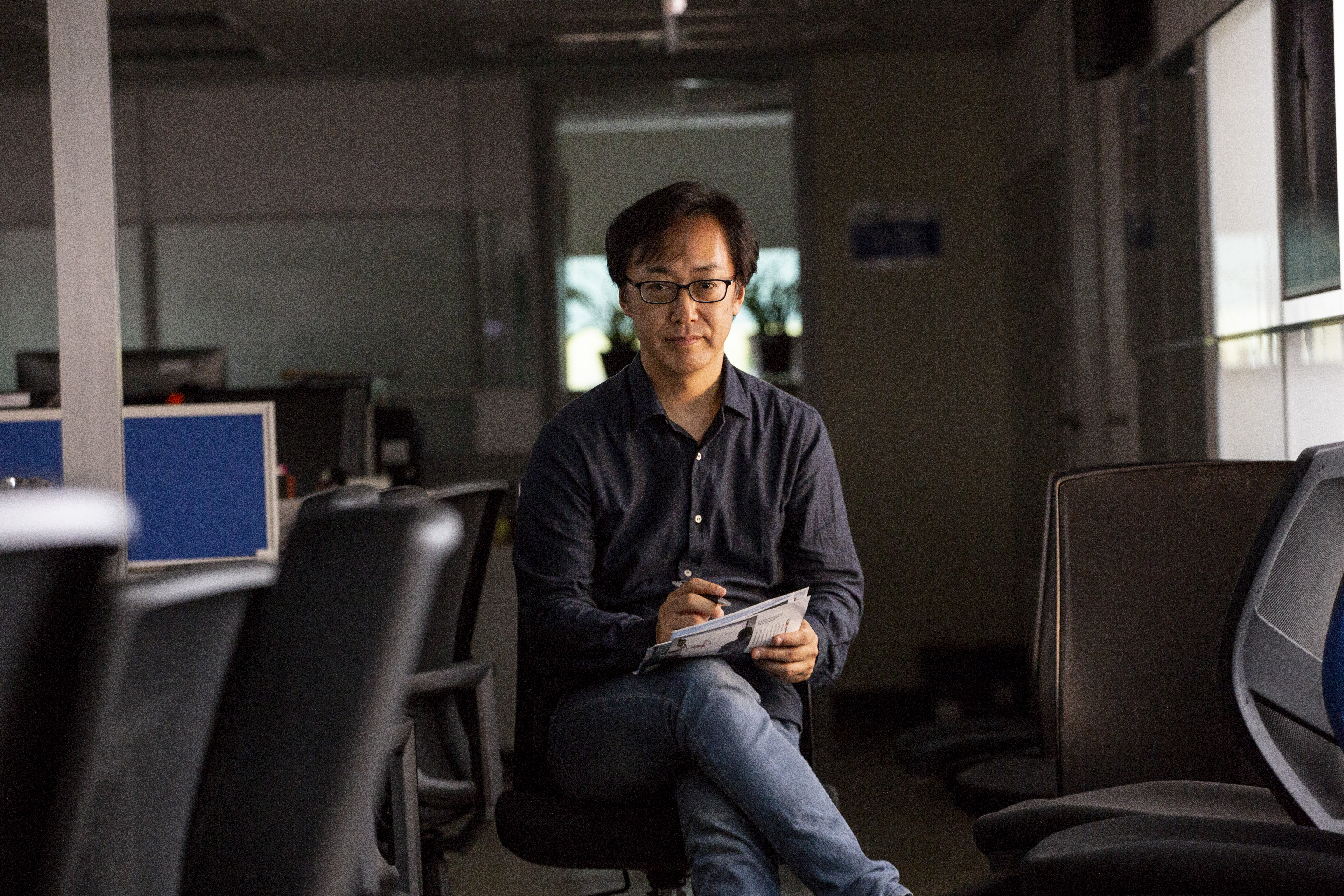 對獨家新聞很敏銳的野島剛說，當記者是他天生的職志，哪怕遇上再大的挫折或悲劇，也不會輕言放棄。