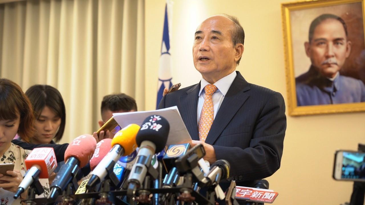 前立法院長王金平宣佈不參加國民黨總統初選,引發黨內震撼。(王金平立委辦公室提供)