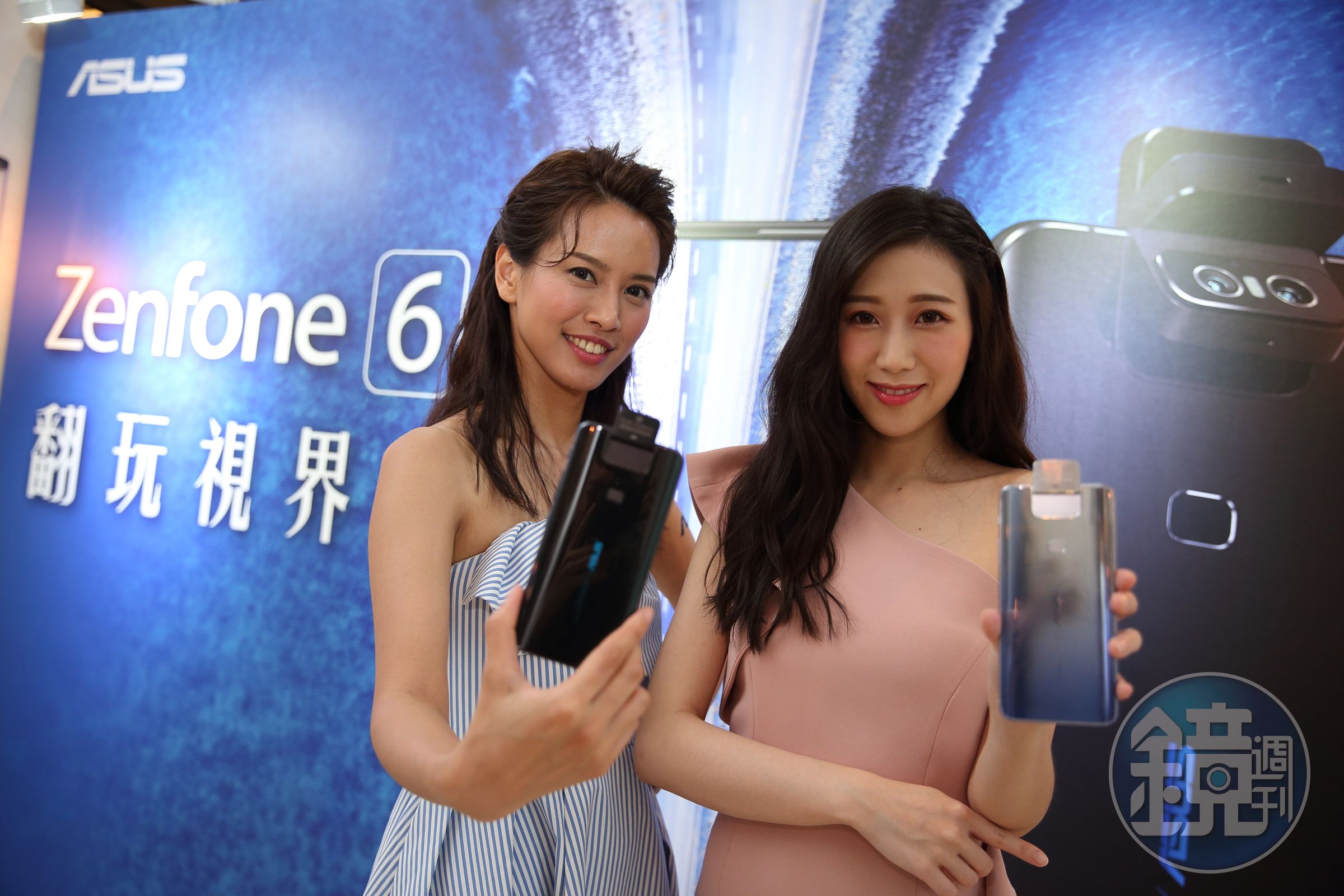 華碩ZenFone 6最大特色就是搭載180度翻轉鏡頭。