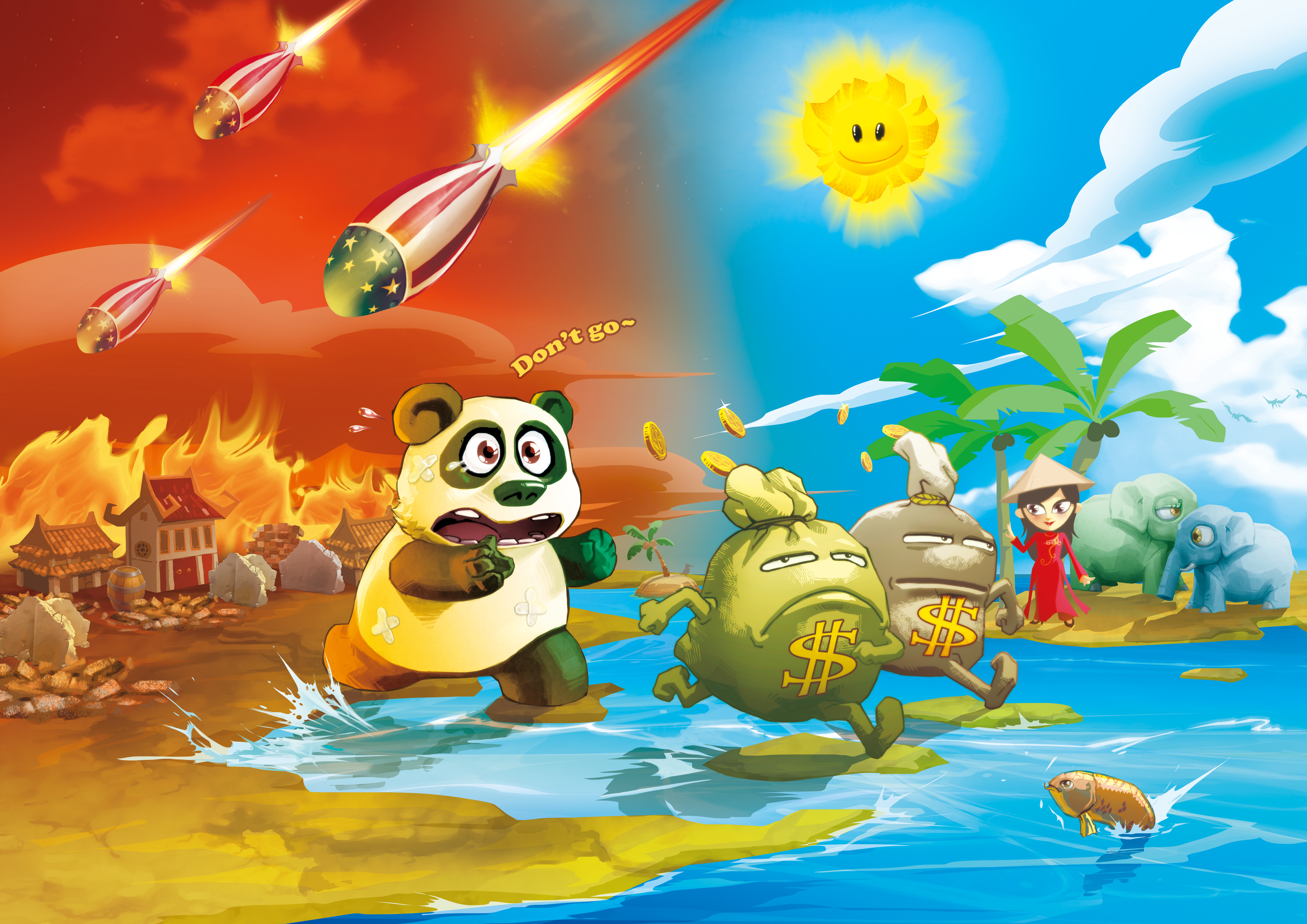 中美貿易戰升級，迫使企業轉單、投資都往東協跑。