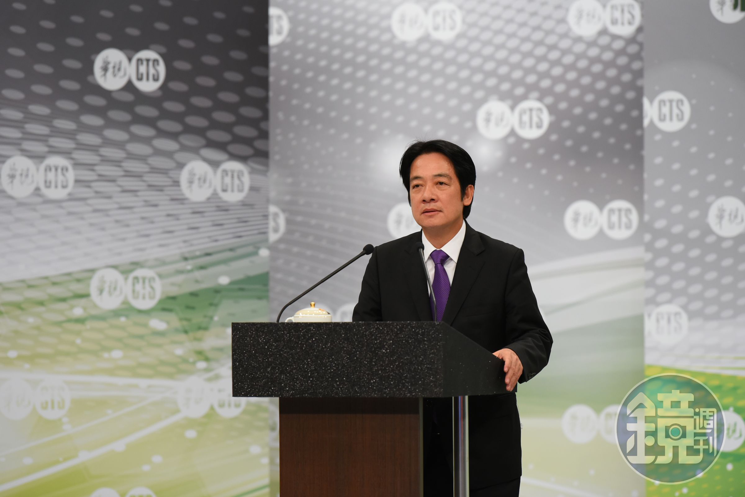 賴清德拋出守護台灣、團結台灣、憲政改革以及壯大台灣等4大目標。（民進黨提供）