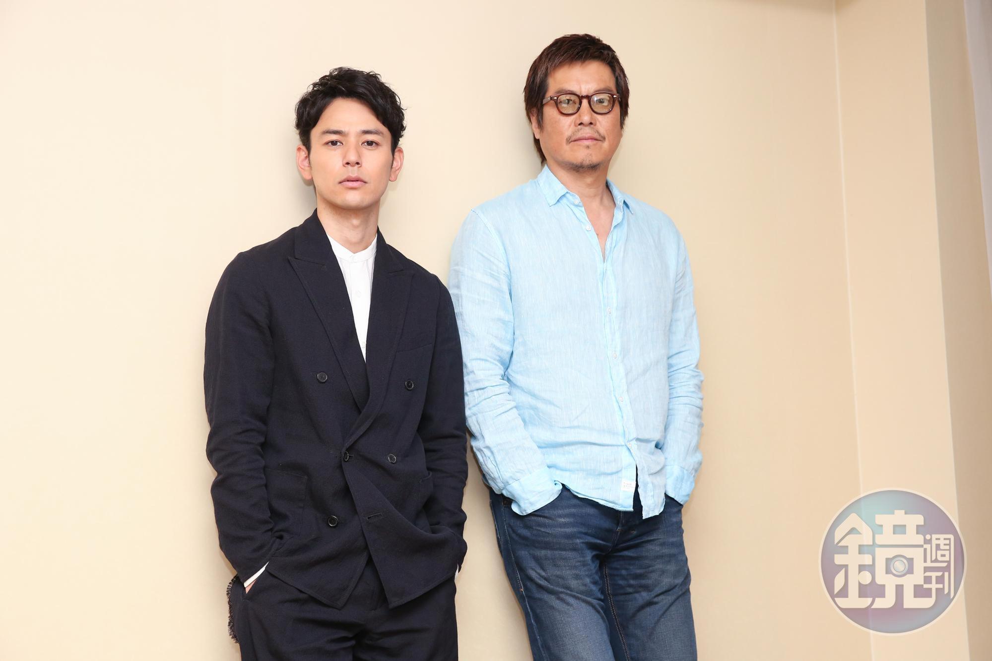 豐川悅司(右)與妻夫木聰主演電影《亡命之途》。