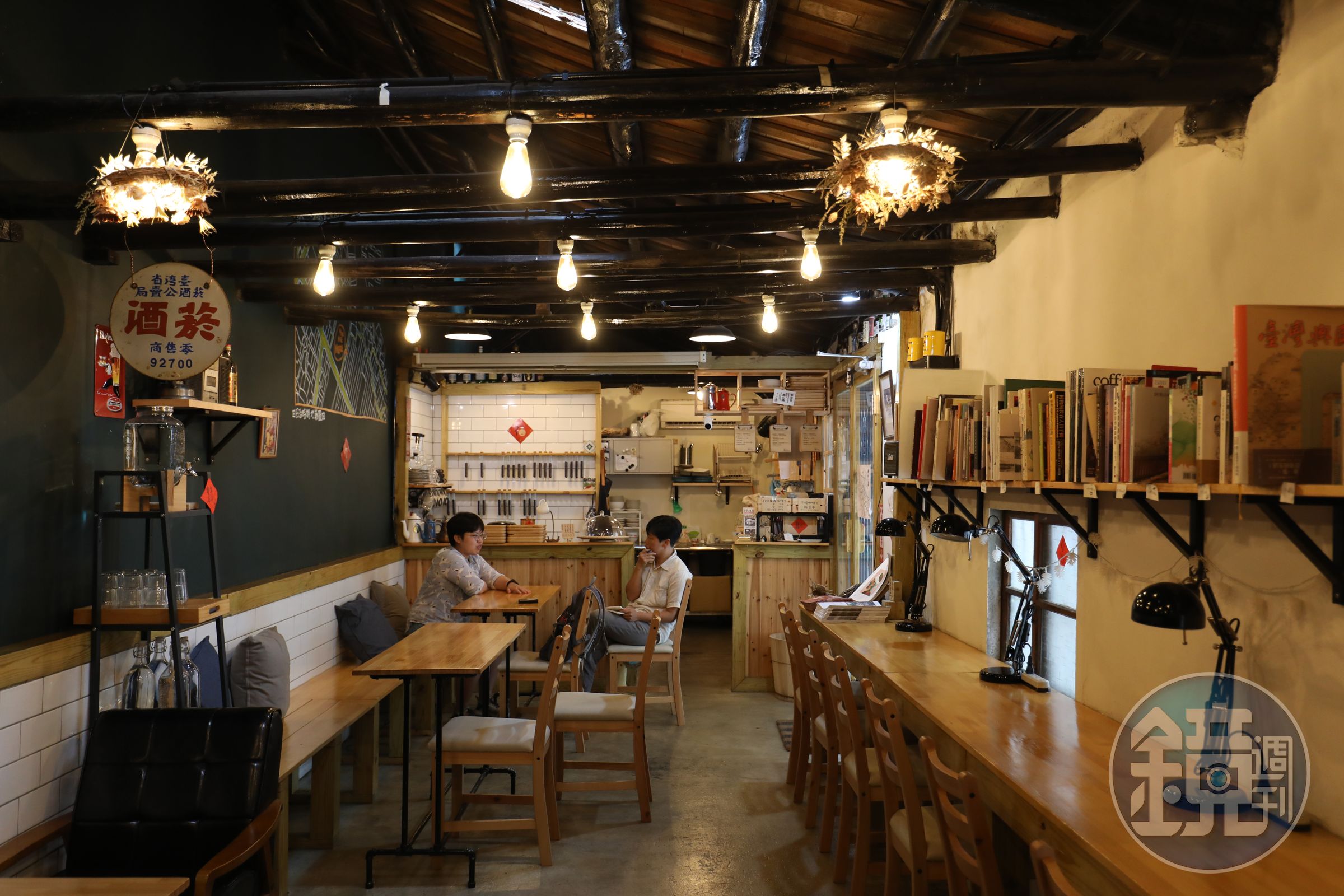 老屋的寧靜氛圍，使得「草店尾事務所」多了一份文青滋味。