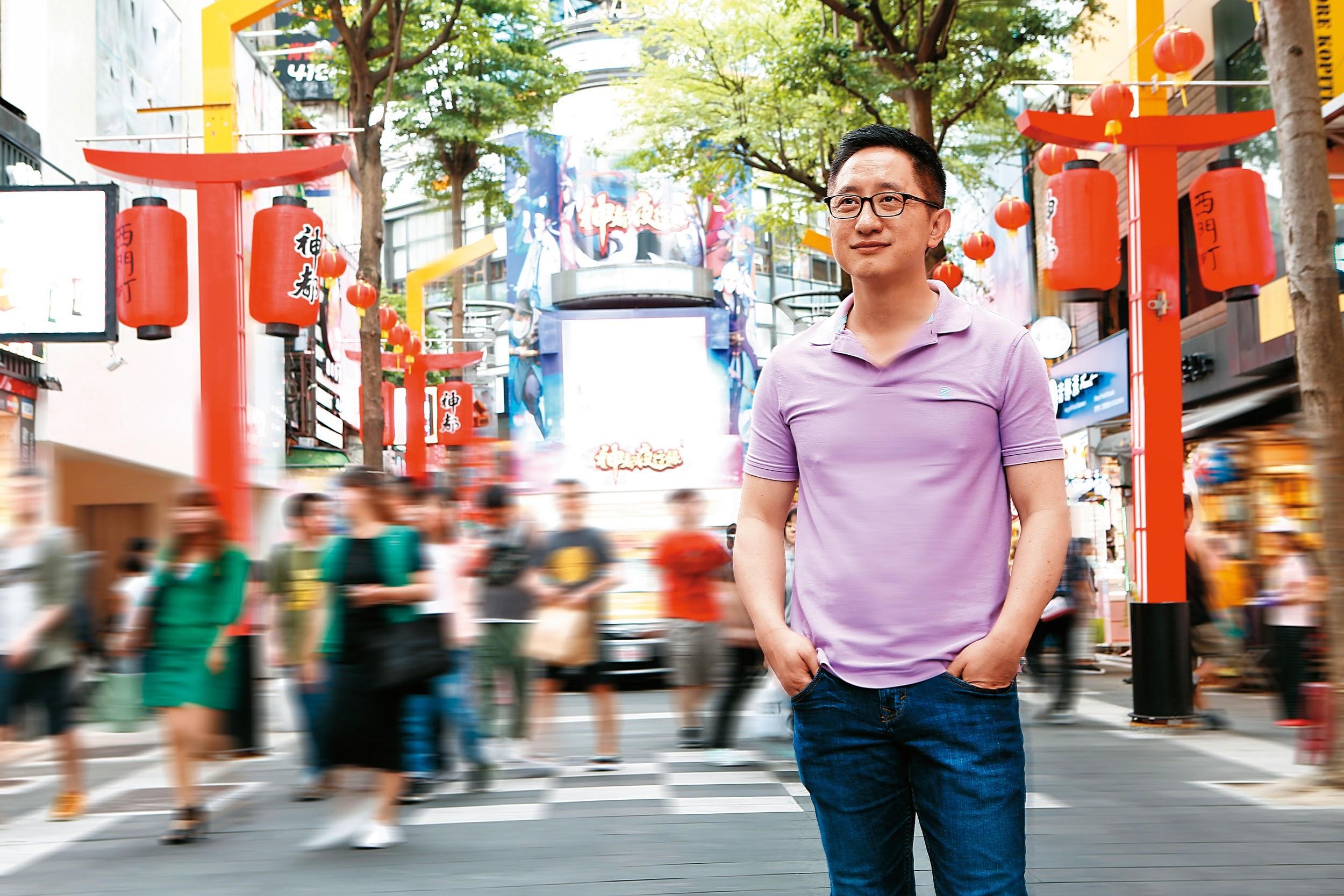 導演吳皓上月從紐約來台，參加台北遊牧影展舉辦的開幕片首映及論壇。