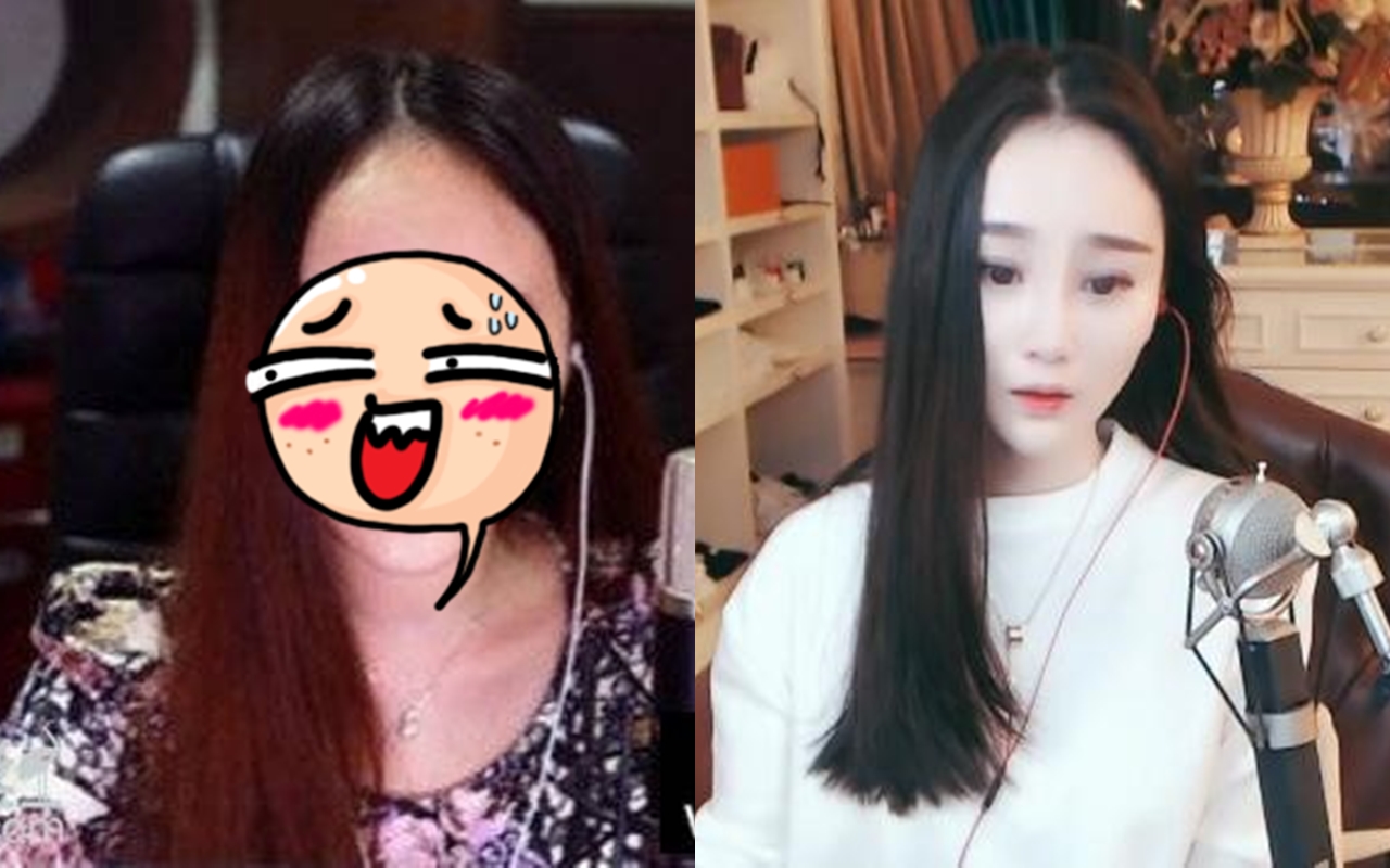 沈曼從月入人民幣2,000元的小護士（左圖），變成月入人民幣百萬的直播女神（右圖），買車買房，長相也判若兩人。（翻攝自網紅之家、YY直播）