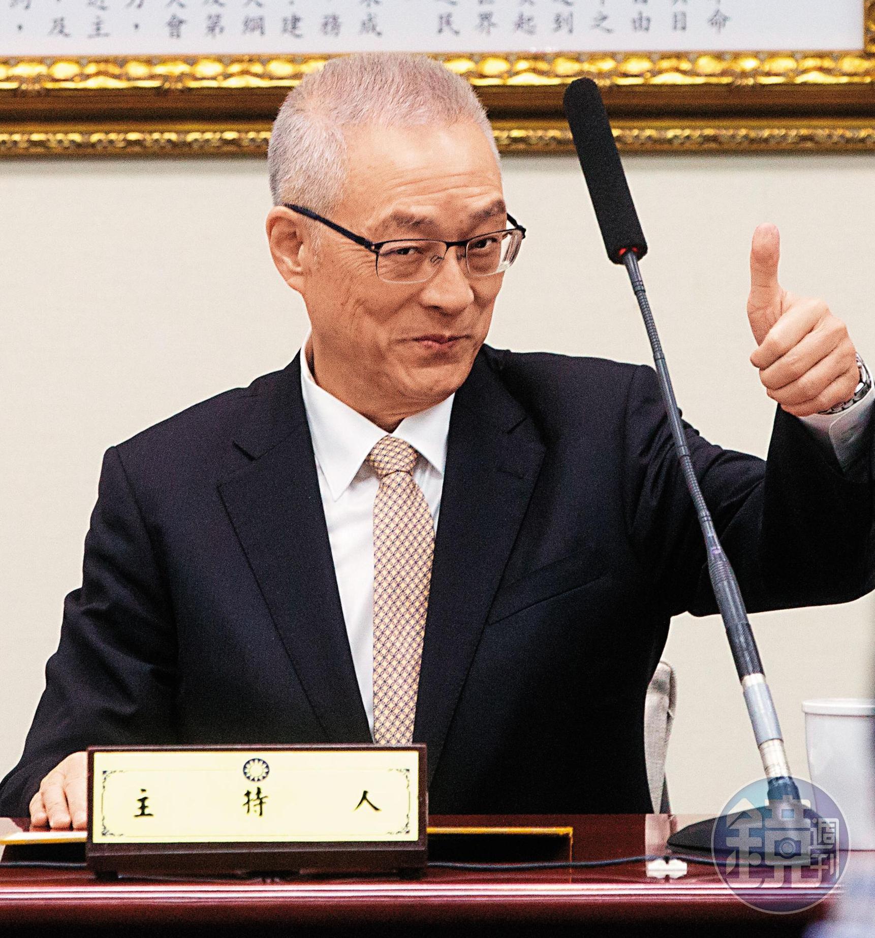 國民黨中常會推翻原先定調的「73制」初選機制，王金平表達強烈不滿，但吳敦義（圖）置之不理，讓王大為不滿。