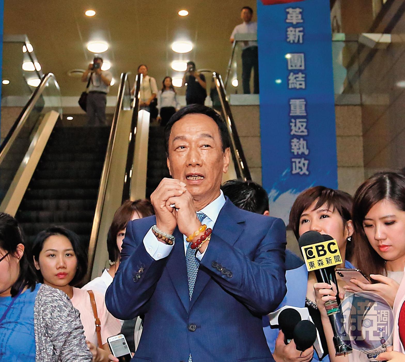 王金平退出初選後,若郭台銘拉攏王策略結盟,將對韓國瑜形成強大壓力。