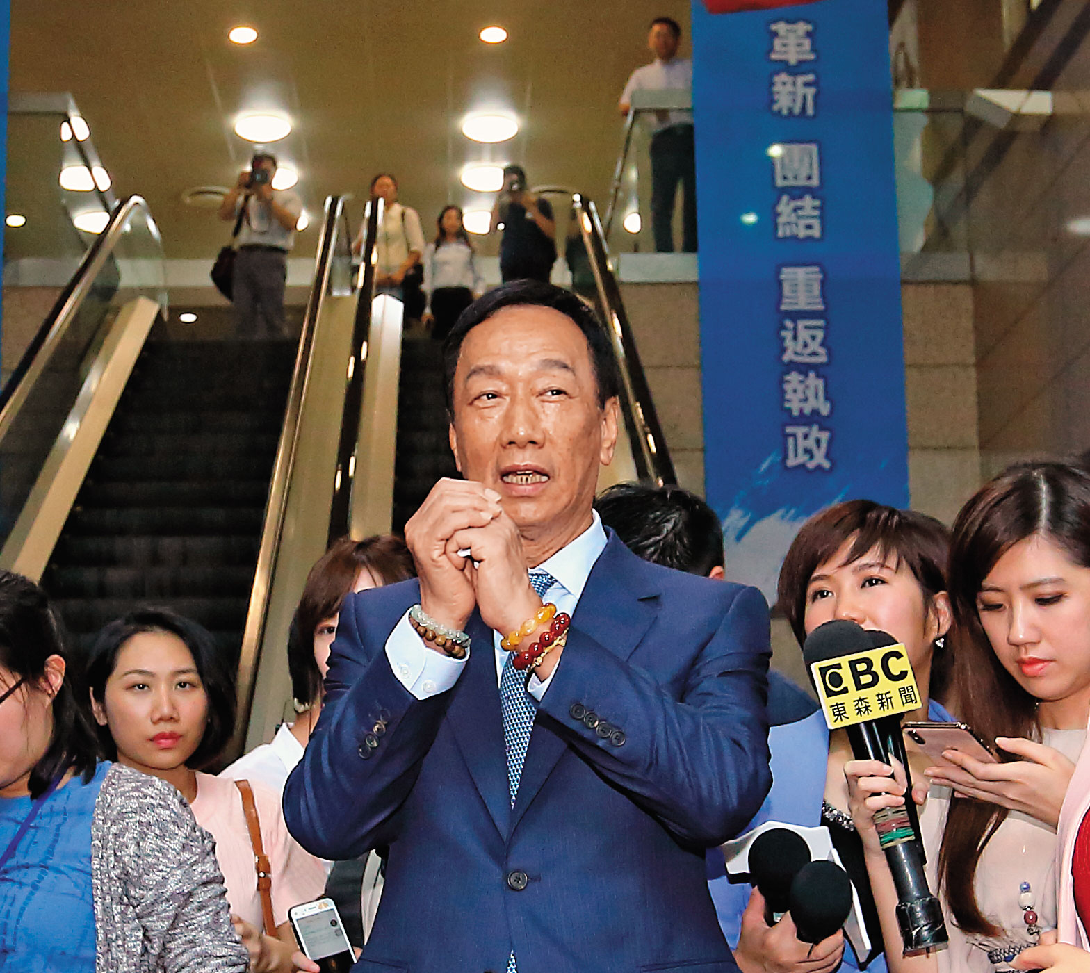 王金平退出初選後，若郭台銘拉攏王策略結盟，將對韓國瑜形成強大壓力。