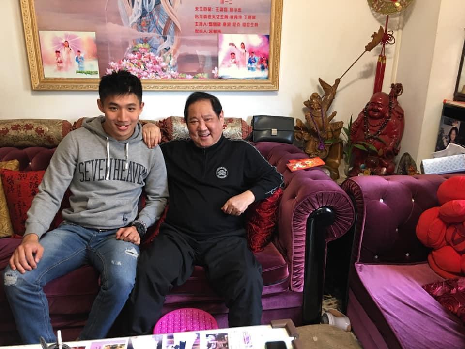 馬如龍與外孫黃博鈞感情好，據悉，得知外孫車禍身亡，也對馬如龍的病情造成影響。（翻攝自黃詠淇臉書）