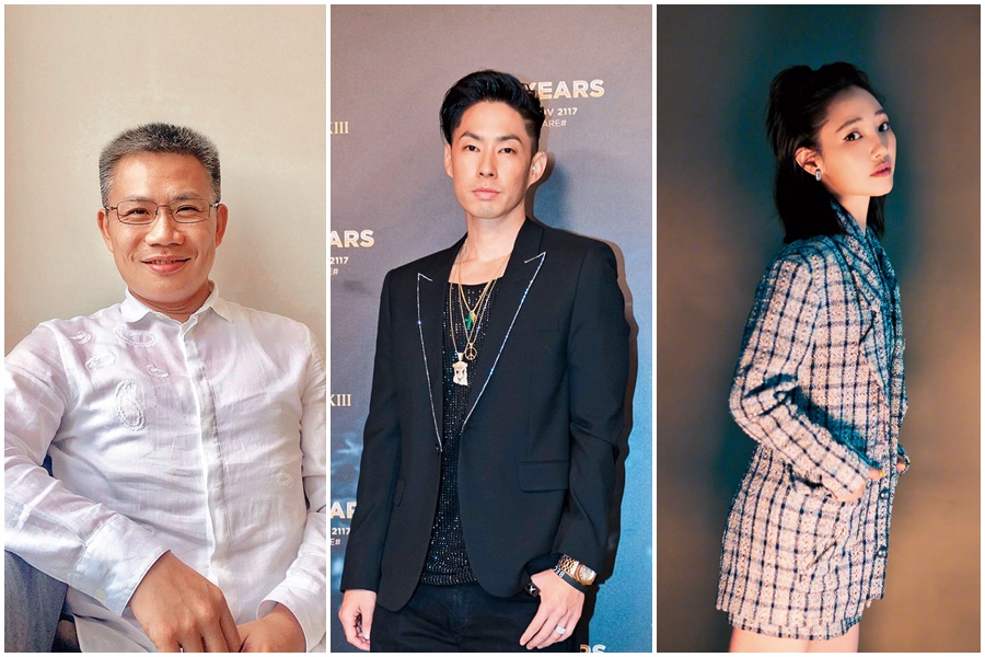 左起羅友志、吳建豪與白百何。