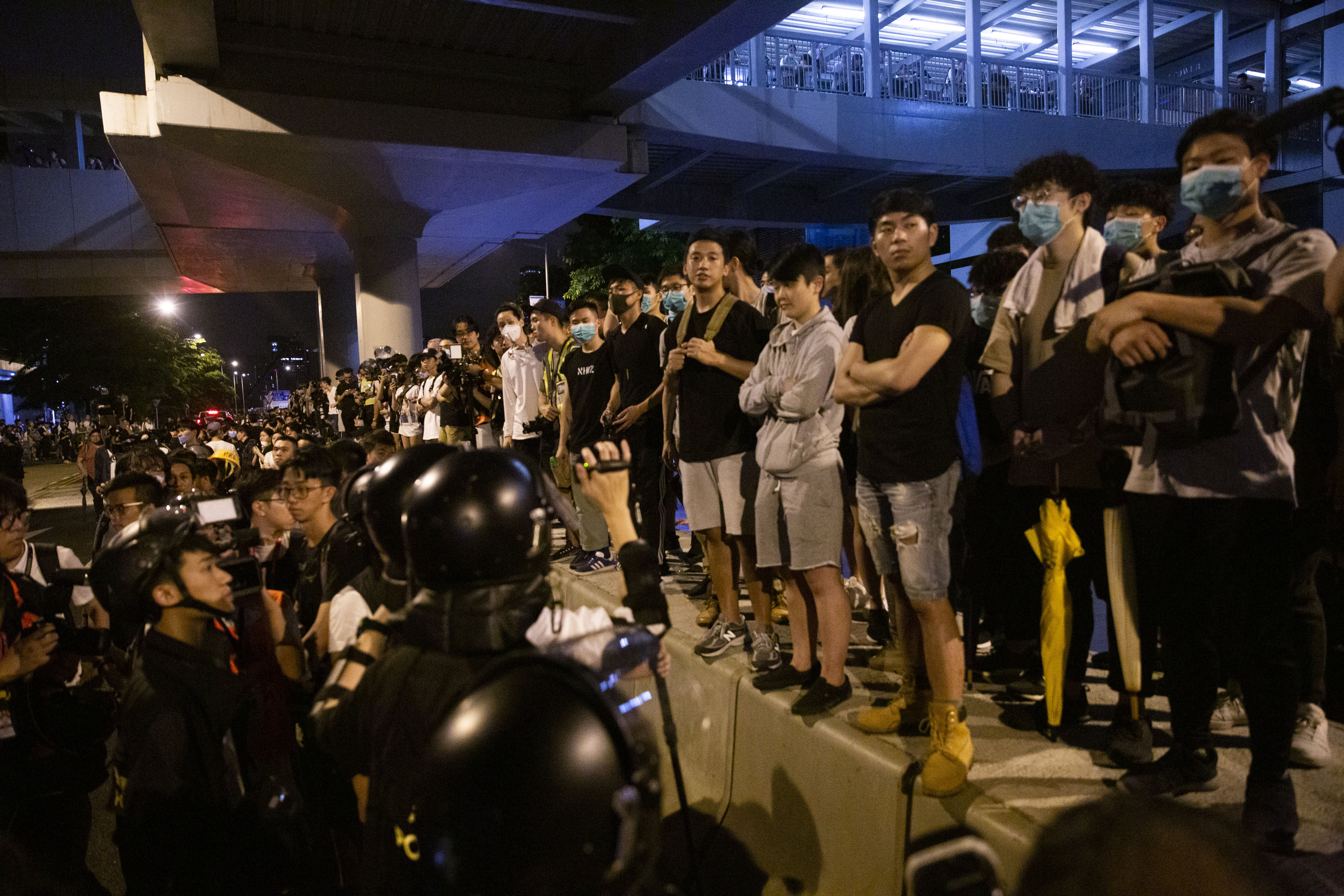 【反送中612】鏡週刊在現場　香港大罷工徹夜包圍立法會圖輯