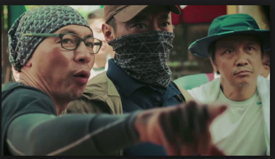 導演林超賢（左）執導的《湄公河行動》，讓董瑋（右）獲香港電影金像獎最佳動作設計獎。（翻攝自《湄公河行動》花絮影片）