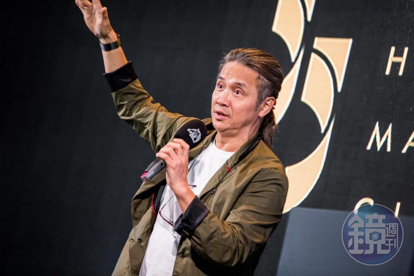 董瑋去年10月受邀在金馬大師獎座,與學員們分享近50年的動作指導人生。