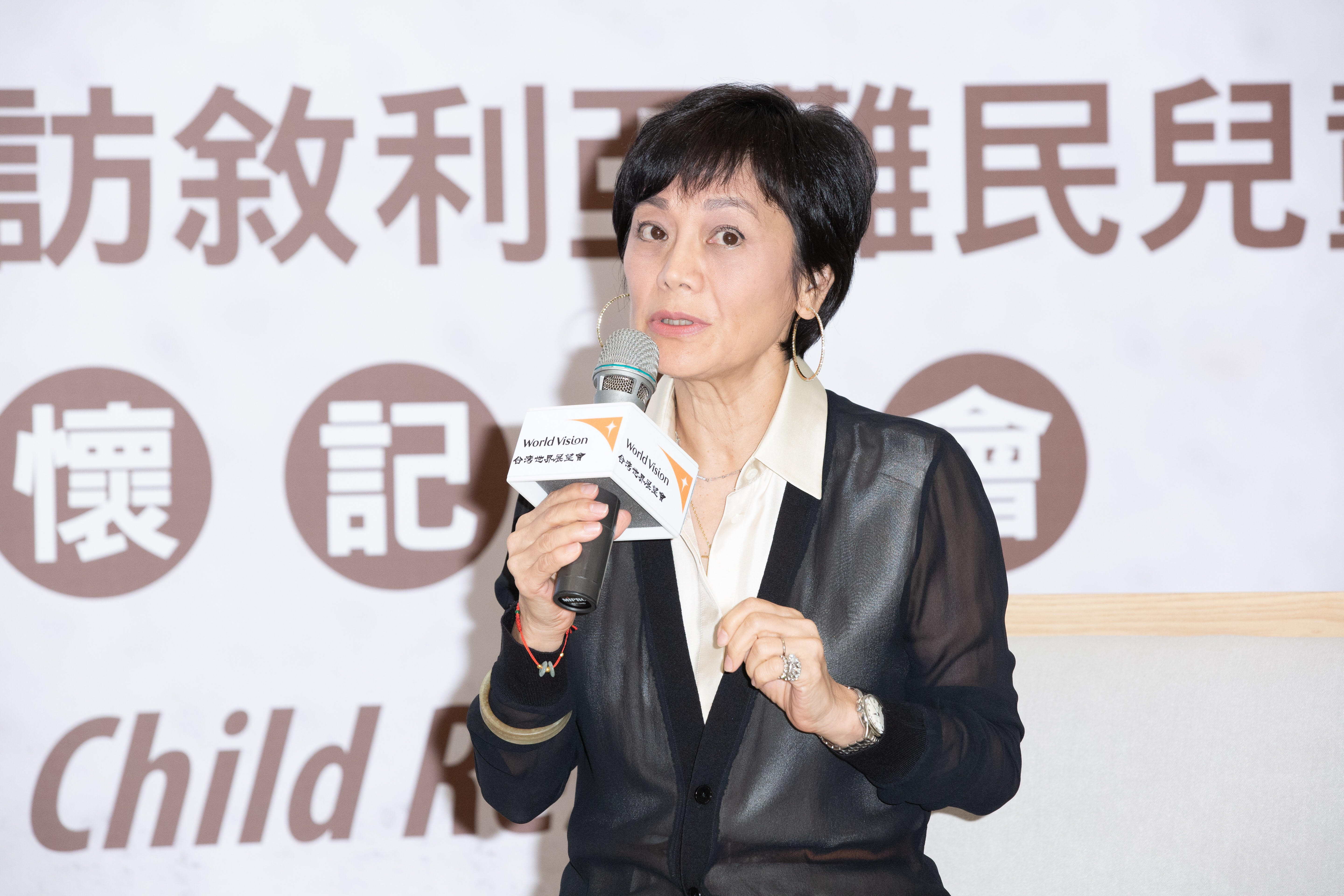 張艾嘉呼籲大眾發揮力量，加入搶救最脆弱兒童的行列。