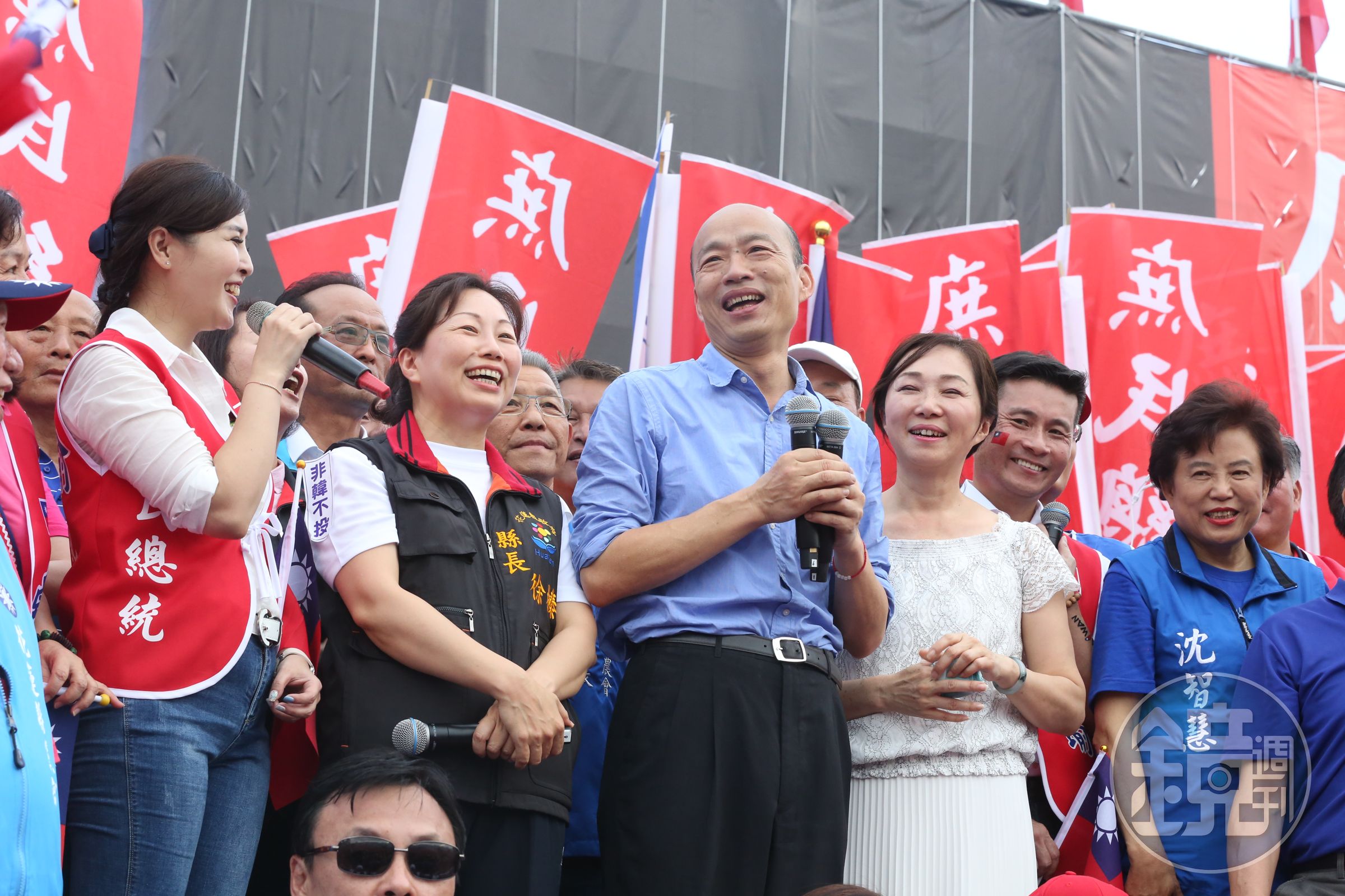 回應香港反送中抗爭衝突，高雄市長韓國瑜重申堅持九二共識、反對台獨、不接受一國兩制。