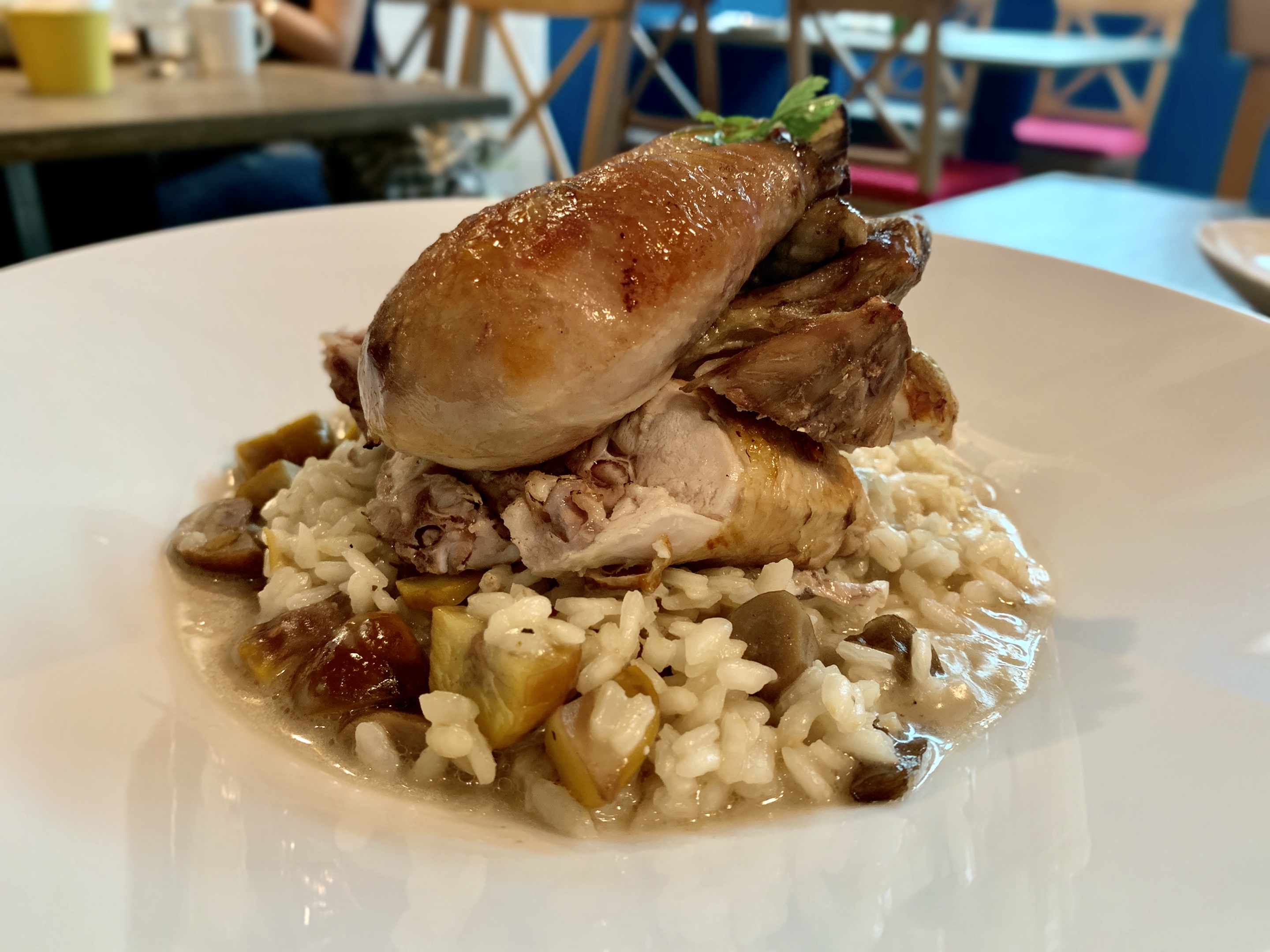 「頁小館」的「桶仔貴丁雞燉飯」，讓台北米其林指南評鑑的祕探也大力推薦。