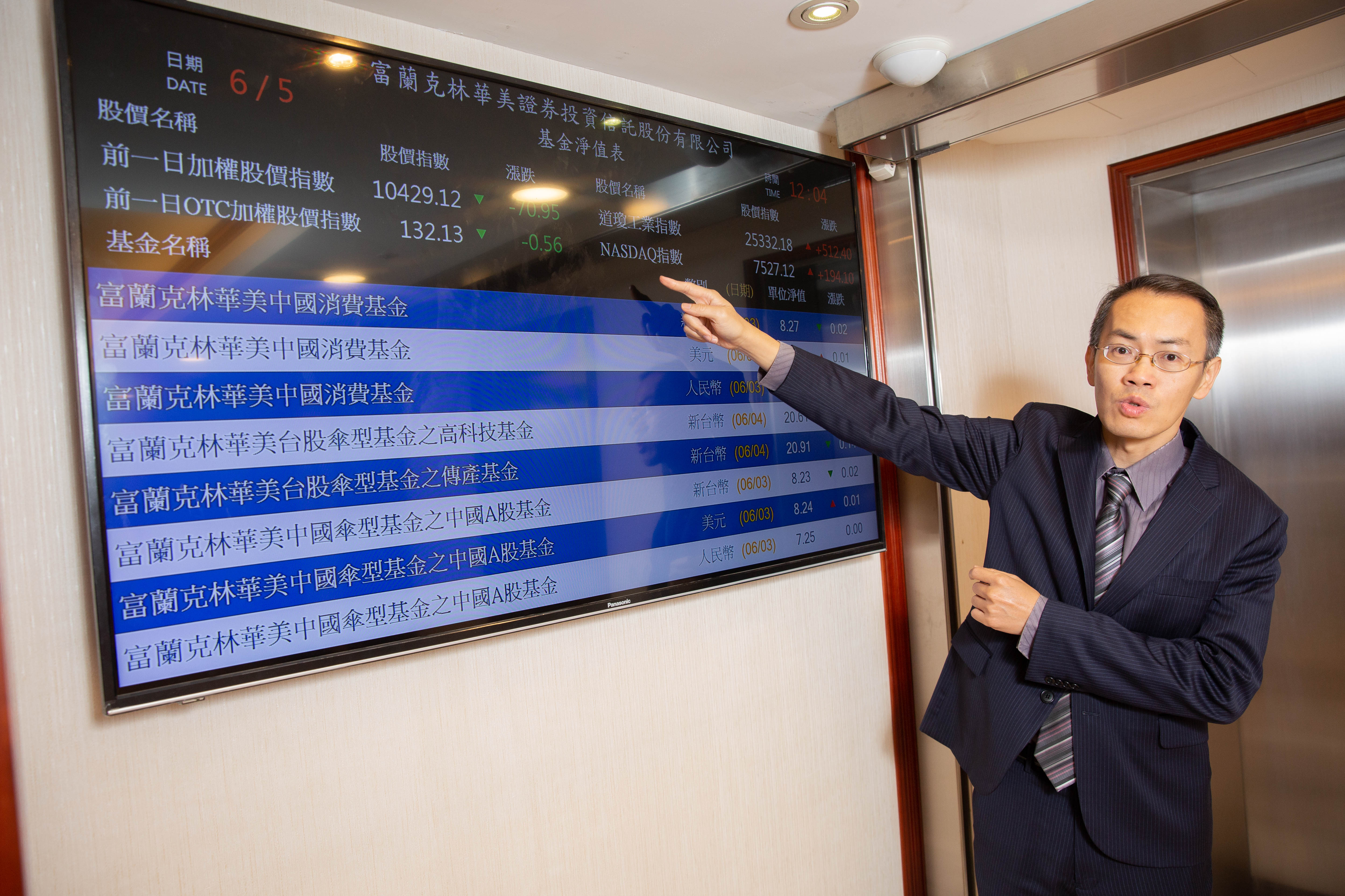 曾獲金鑽獎肯定的富蘭克林華美傳產基金經理人楊金鋒，以「天氣預報法」因應未來行情變化。