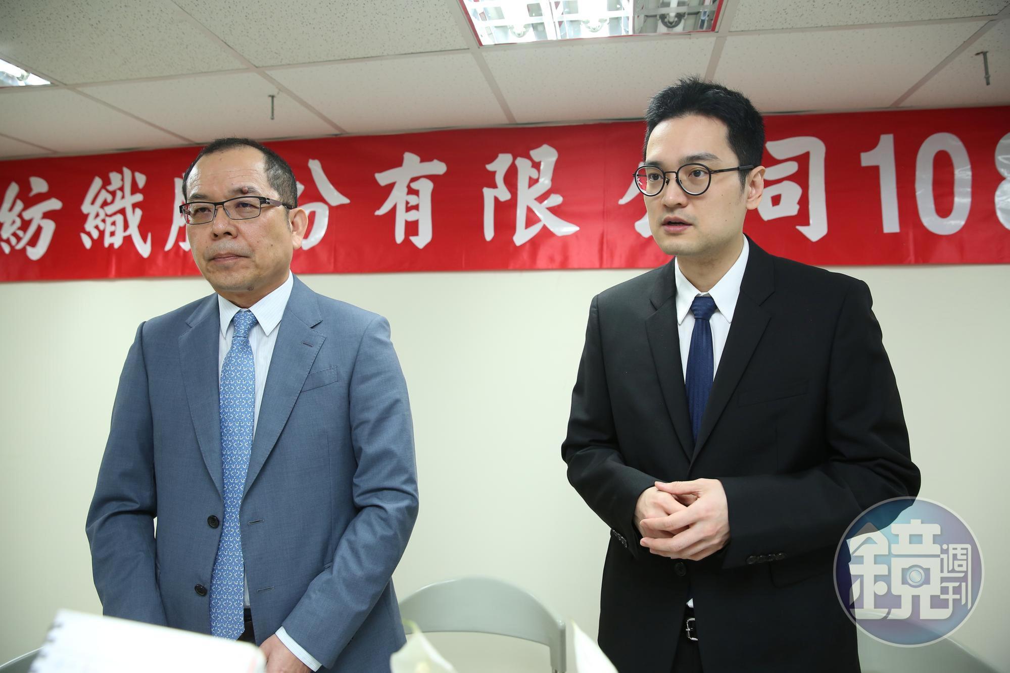新紡改選一席獨董,由吳東進姪兒吳昕恩為首的公司派保住。