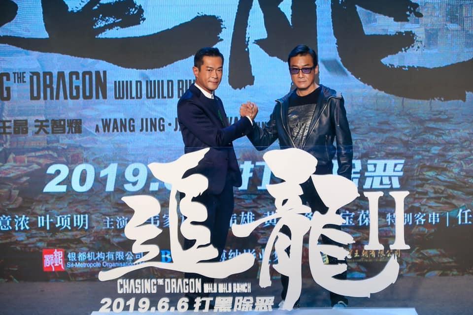 古天樂近日還有包括《追龍II：賊王》、《掃毒2天地對決》、電影版《使徒行者2》在內的數部新戲上映，是香港多產量影星。（翻攝自古天樂臉書）