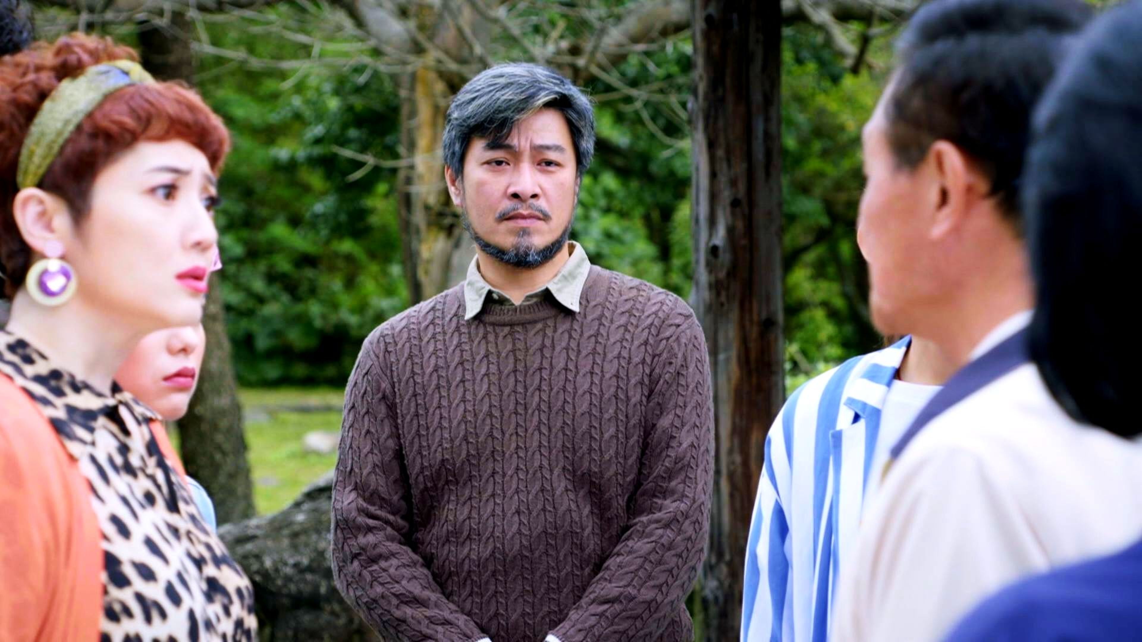 劉漢強和謝坤達在《月村歡迎你》中搭檔演出。（三立提供）