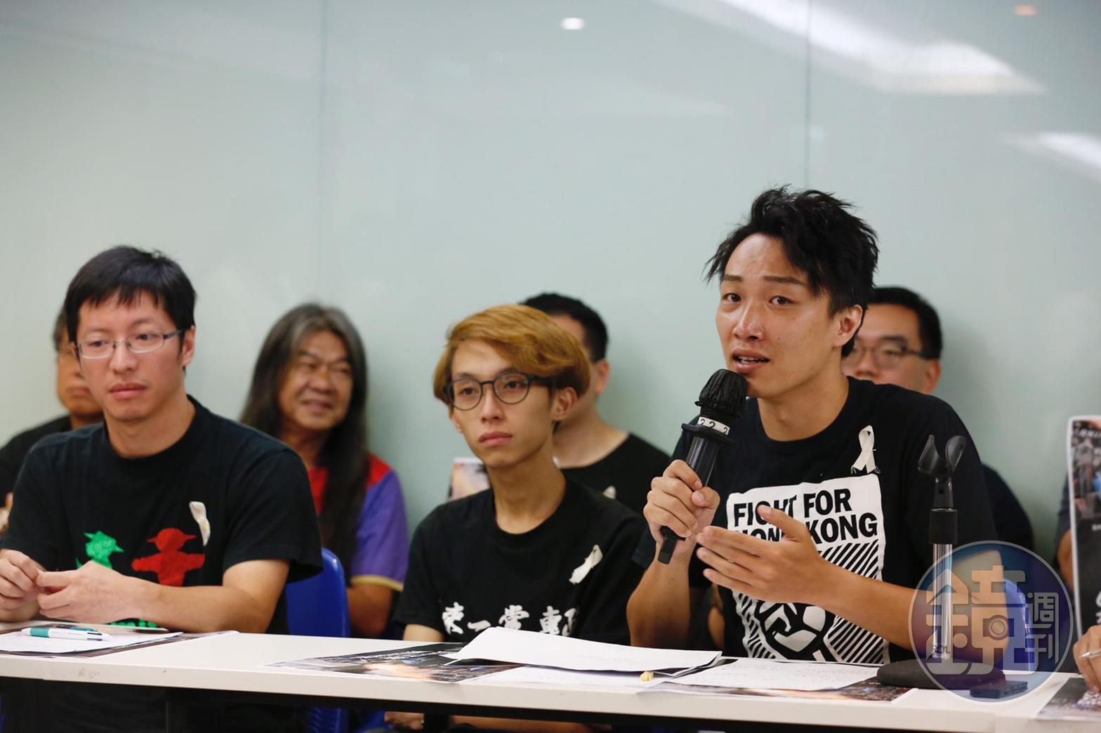民陣召集人岑子杰指出，612港警暴行讓香港人憤怒，「香港只有暴政，沒有暴民」。