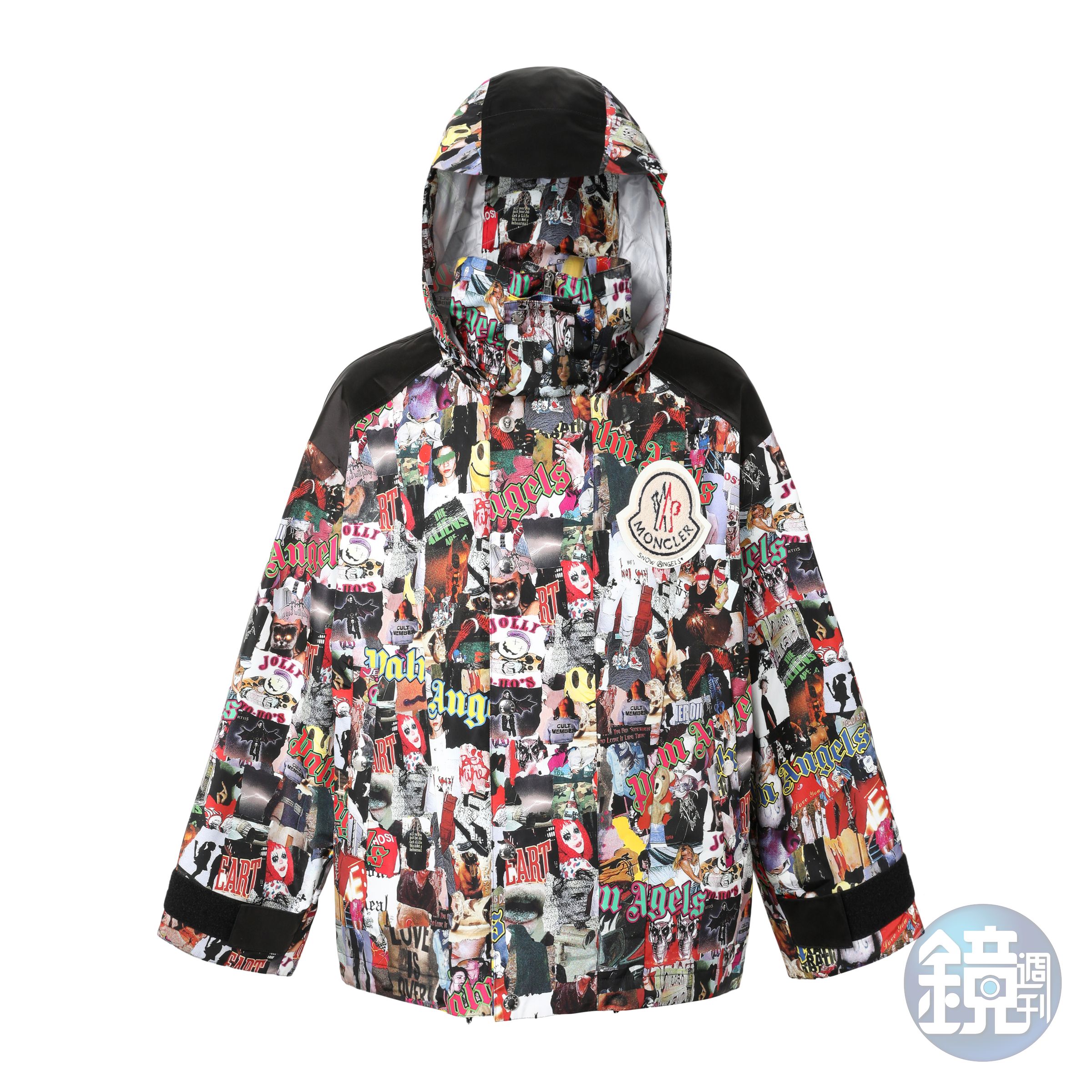 塗鴉印花夾克。NT$58,500（Moncler提供）