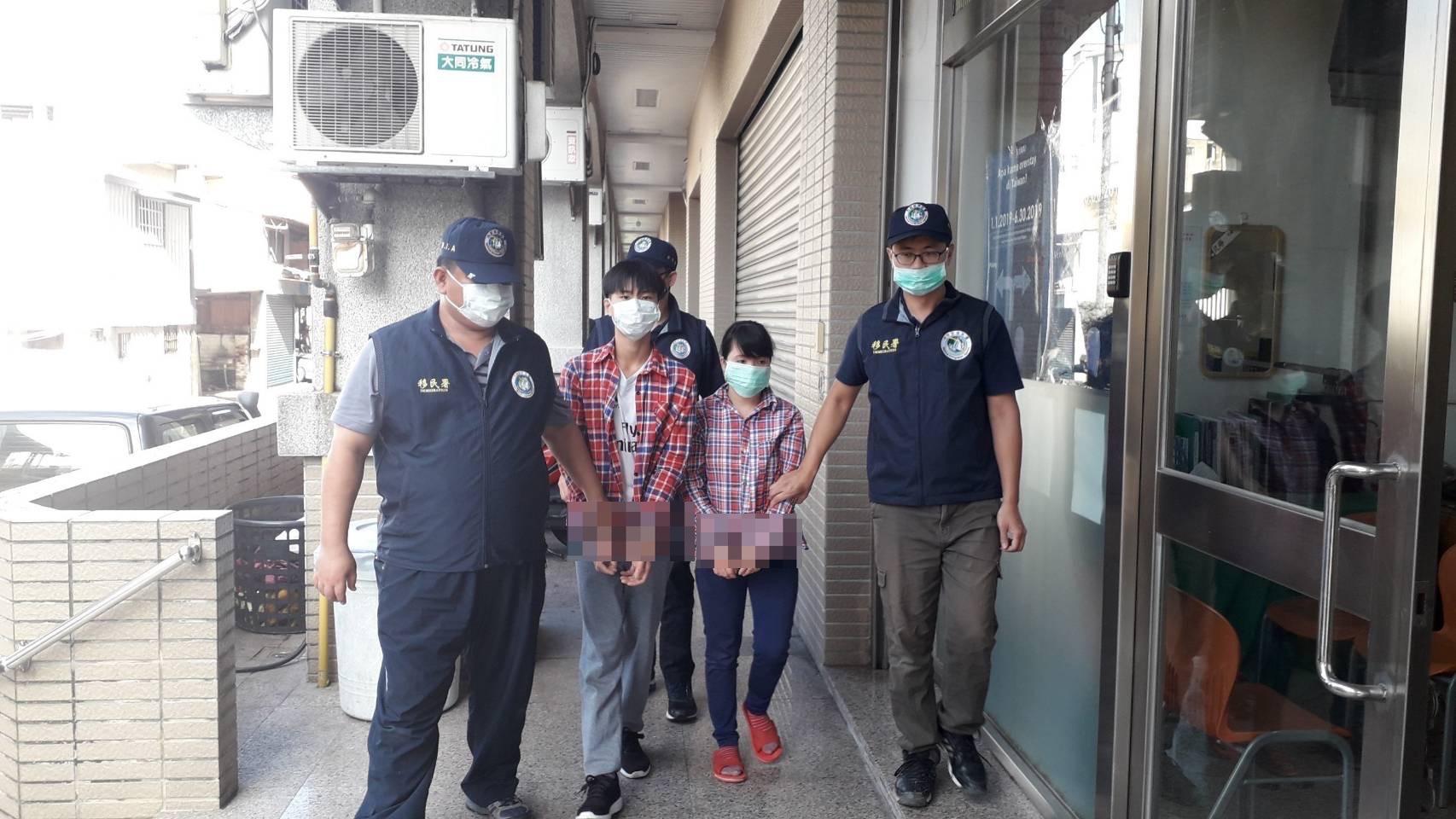 移民署在15日進行全國第二波聯合查察，在行動中共查獲413名非法外籍人士。（翻攝畫面）