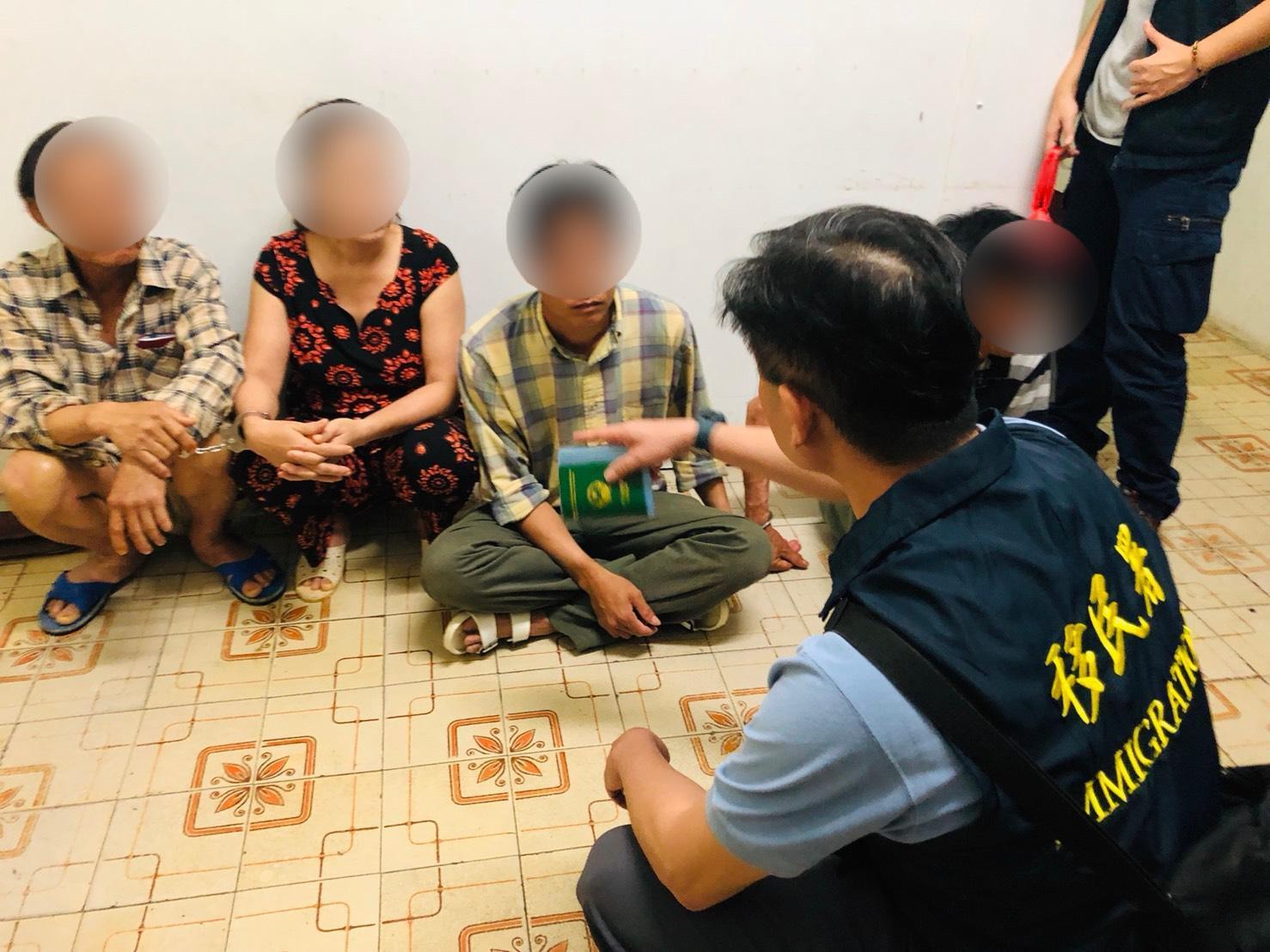 主要查獲處所幾乎都在工地、餐廳、工廠或者移工宿舍。（翻攝畫面）